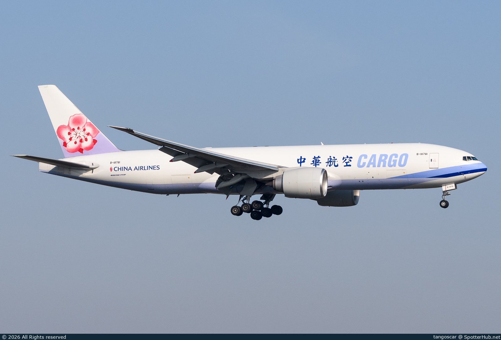 Photo of B-18781 - Boeing 777-F operated by China Airlines Cargo