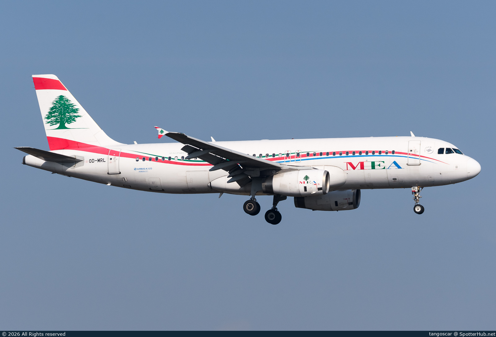 Photo of OD-MRL - Airbus A320-232 operated by MEA Middle East Airlines
