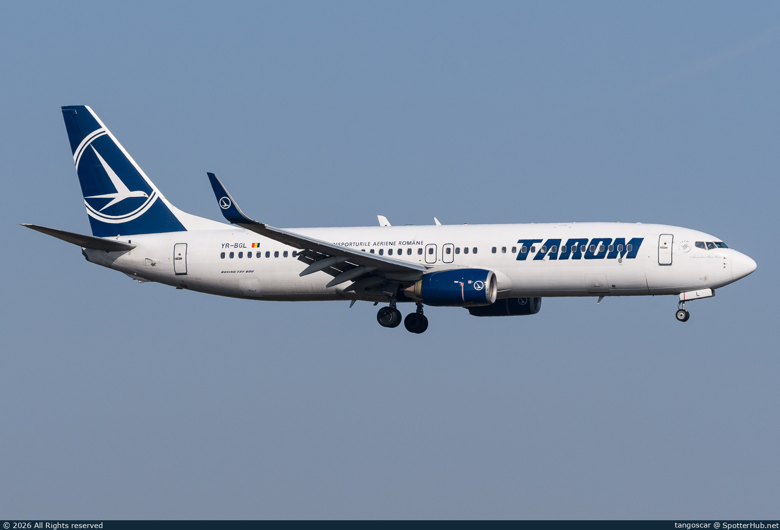 Photo of YR-BGL - Boeing 737-8H6 operated by Tarom - Romanian Air Transport