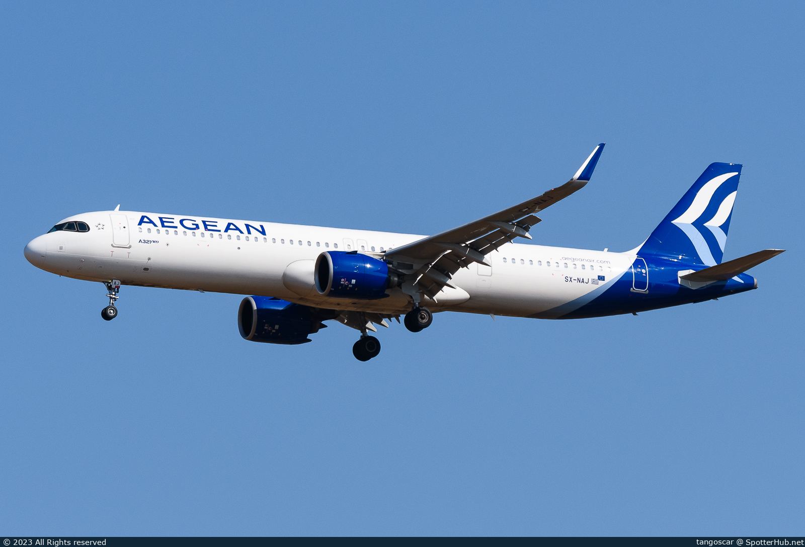 Photo of SX-NAJ - Airbus A321-271NX operated by Aegean Airlines