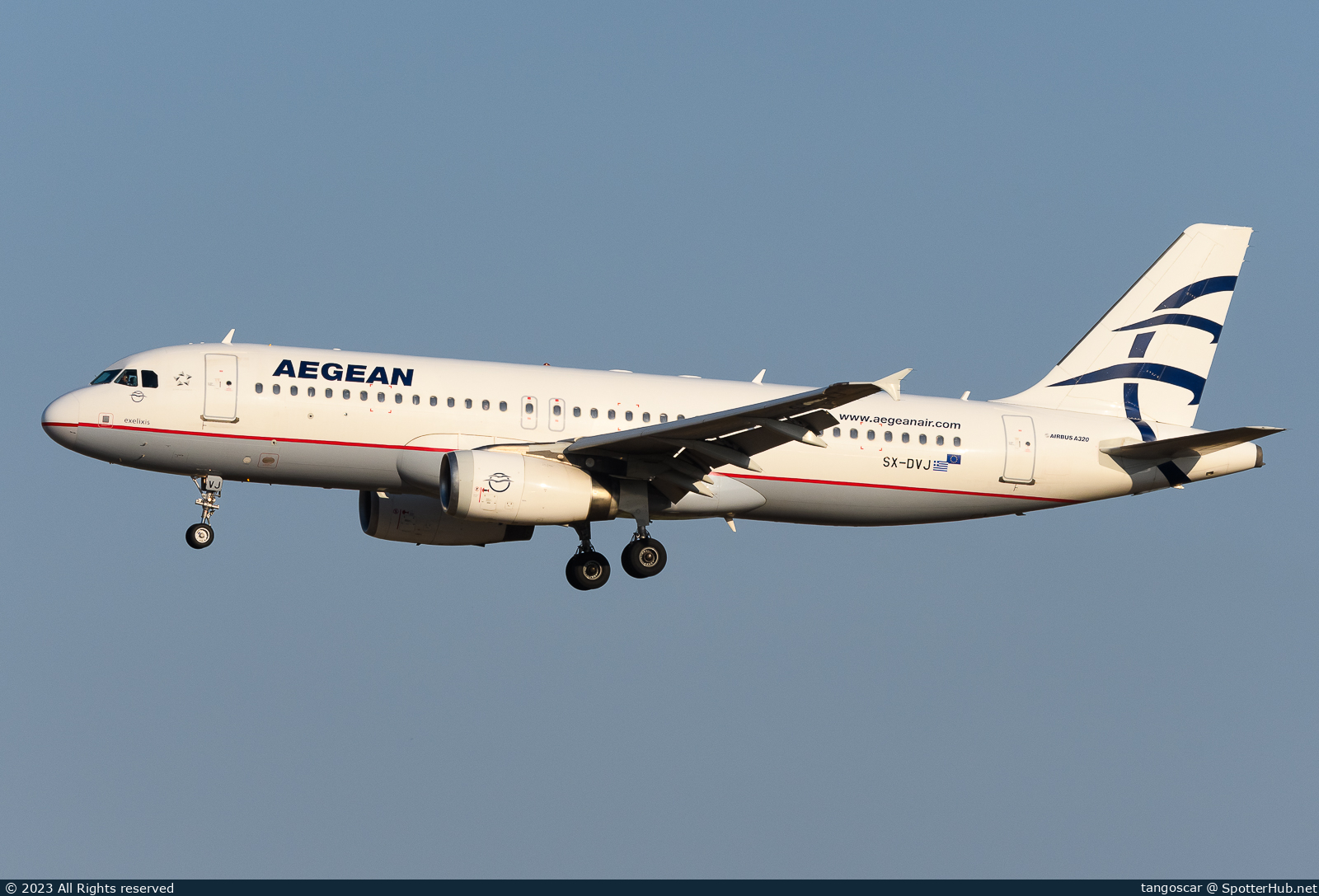 Photo of SX-DVJ - Airbus A320-232 operated by Aegean Airlines