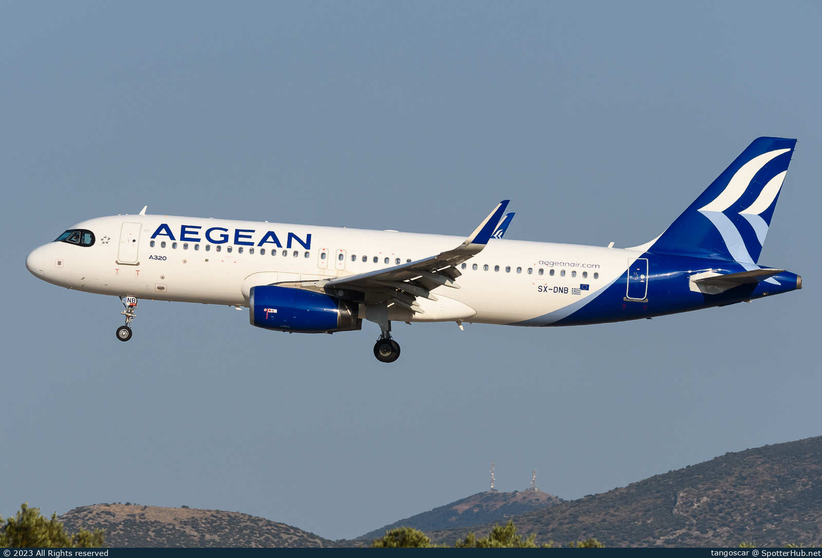 Photo of SX-DNB - Airbus A320-232 operated by Aegean Airlines