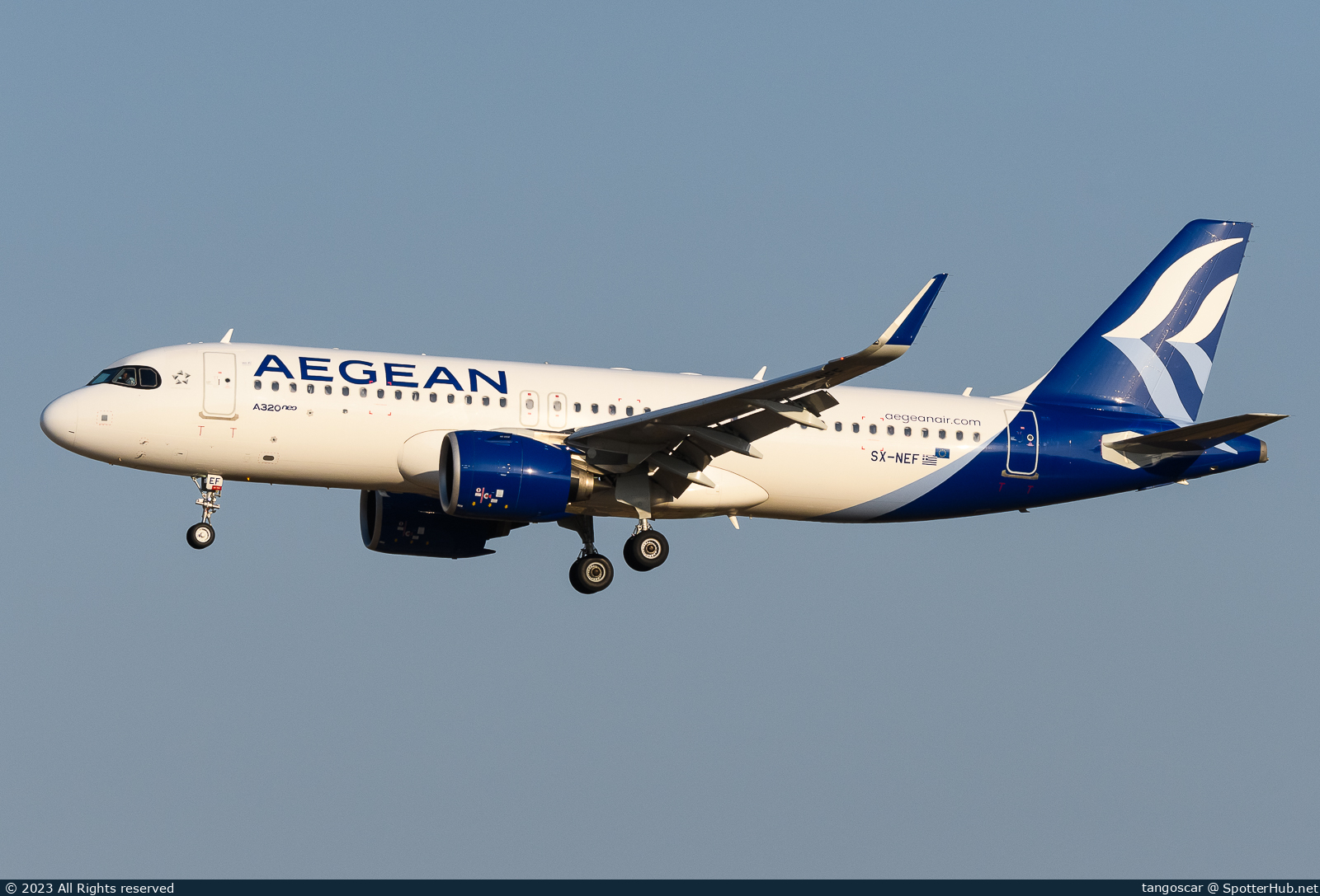Photo of SX-NEF - Airbus A320-271N operated by Aegean Airlines