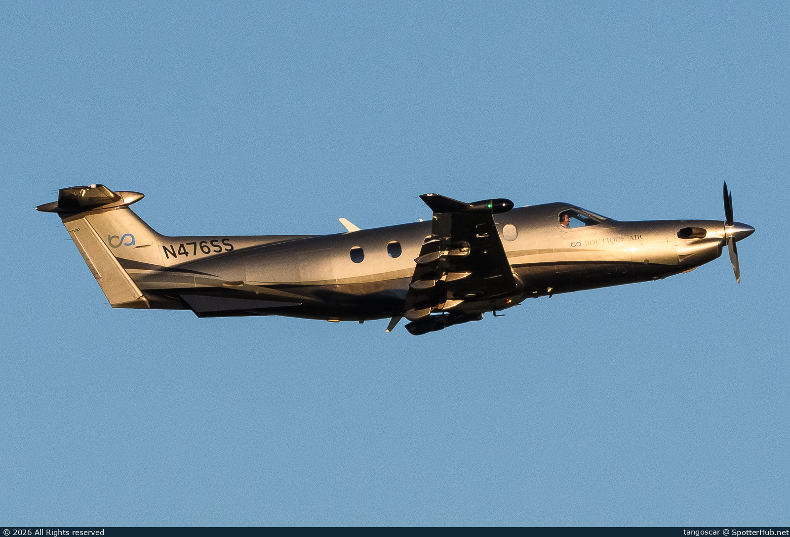 Photo of N476SS - Pilatus PC-12/47 operated by Boutique Air