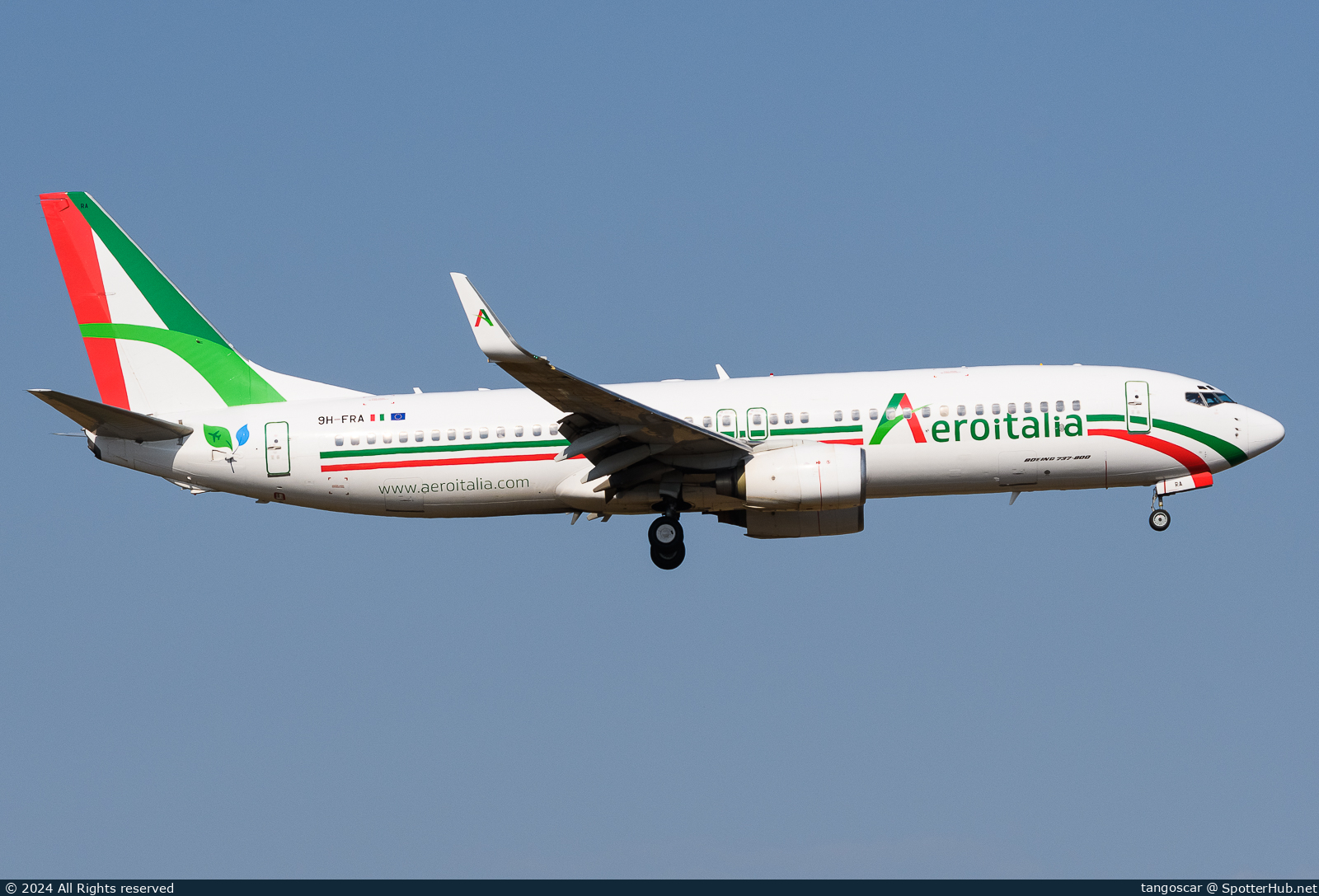 Photo of 9H-FRA - Boeing 737-85F operated by Aeroitalia