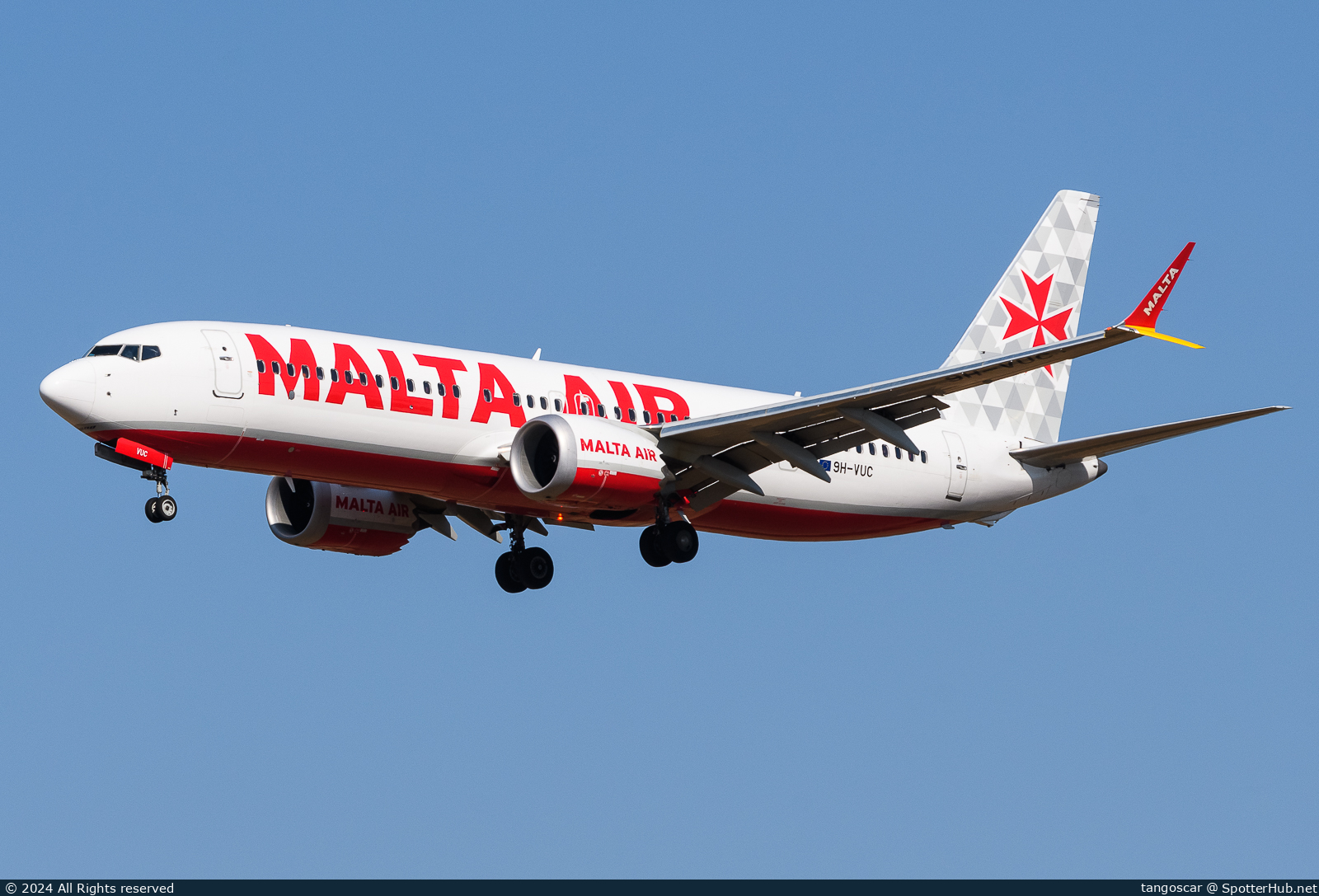 Photo of 9H-VUC - Boeing 737 MAX 8-200 operated by Malta Air