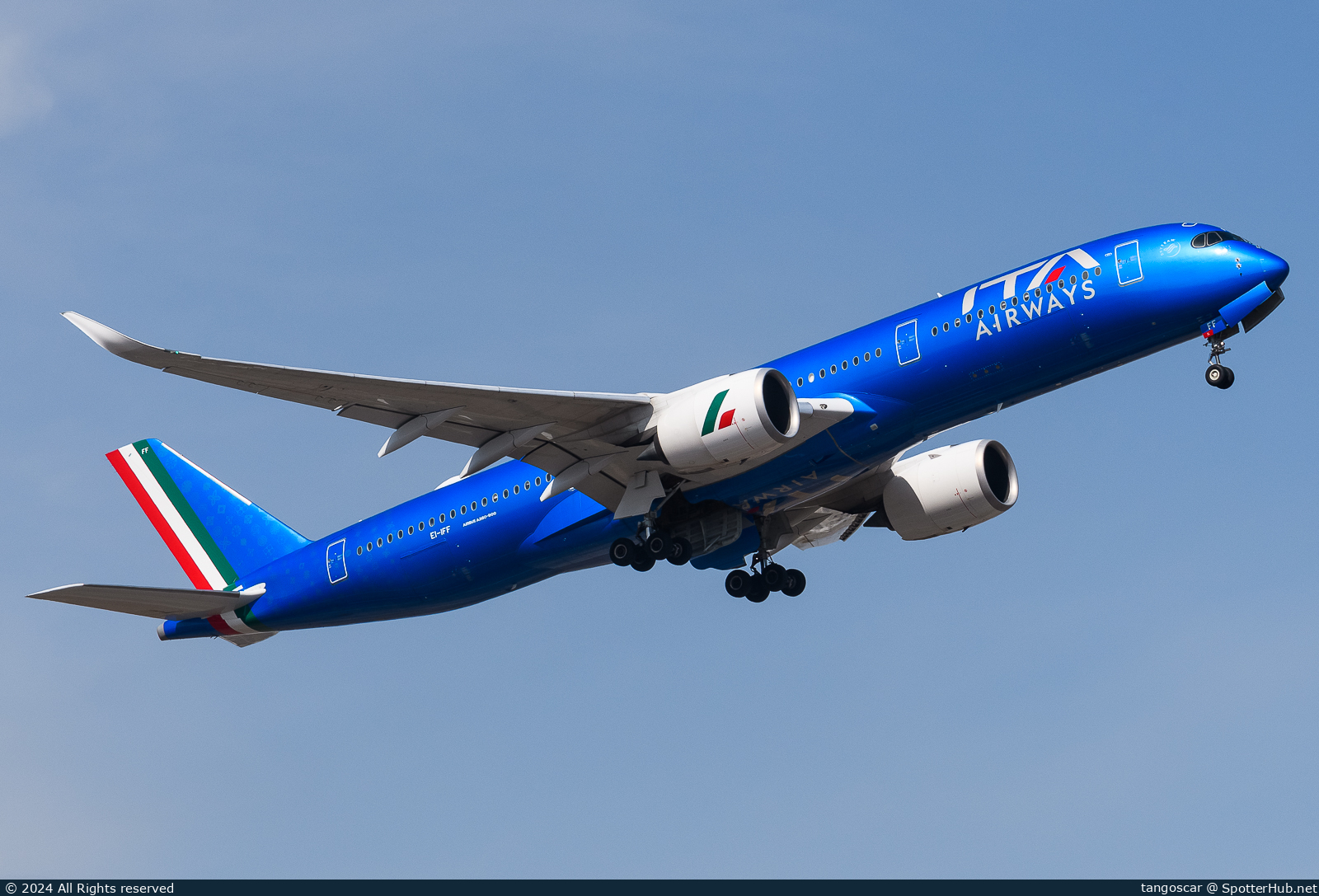 Photo of EI-IFF - Airbus A350-941 operated by ITA Airways