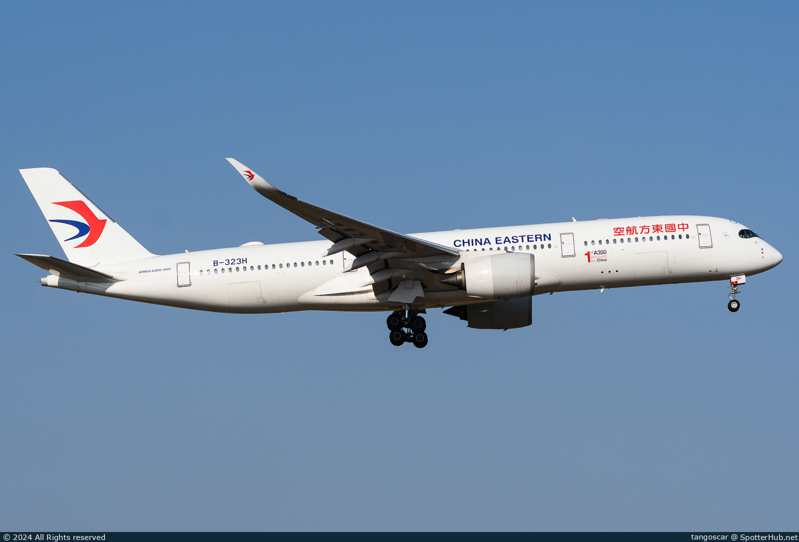 Photo of B-323H - Airbus A350-941 operated by China Eastern Airlines