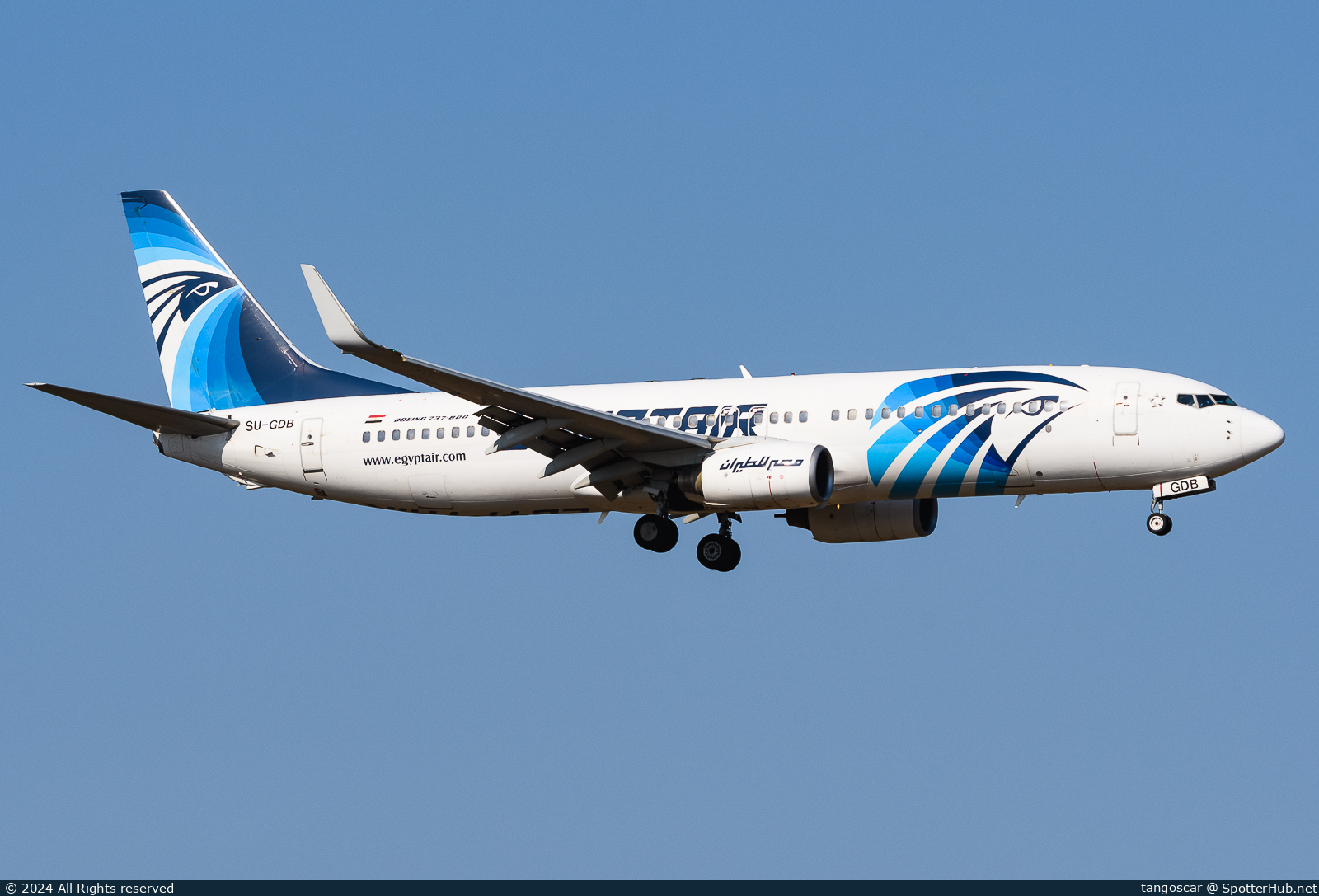 Photo of SU-GDB - Boeing 737-866 operated by Egyptair
