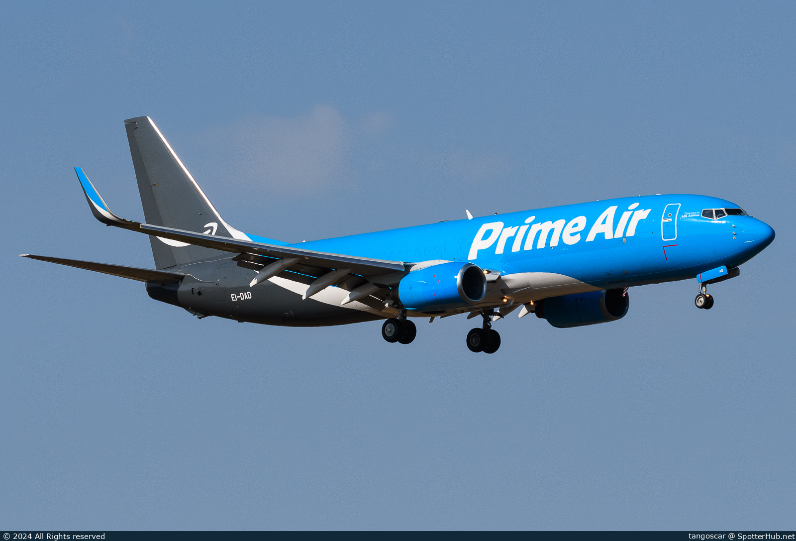Photo of EI-DAD - Boeing 737-8AS(BCF) operated by Amazon Prime Air (opb ASL Airlines Ireland)