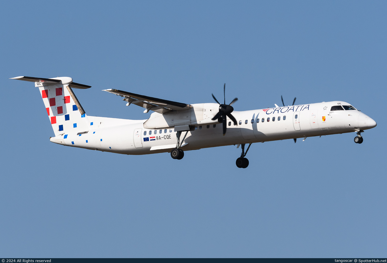 Photo of 9A-CQE - Bombardier DHC-8-402 Dash 8 Q400 operated by Croatia Airlines