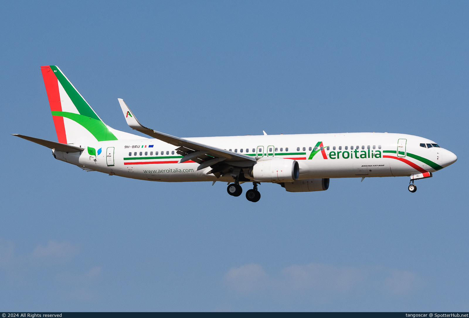Photo of 9H-BRU - Boeing 737-8JP operated by Aeroitalia