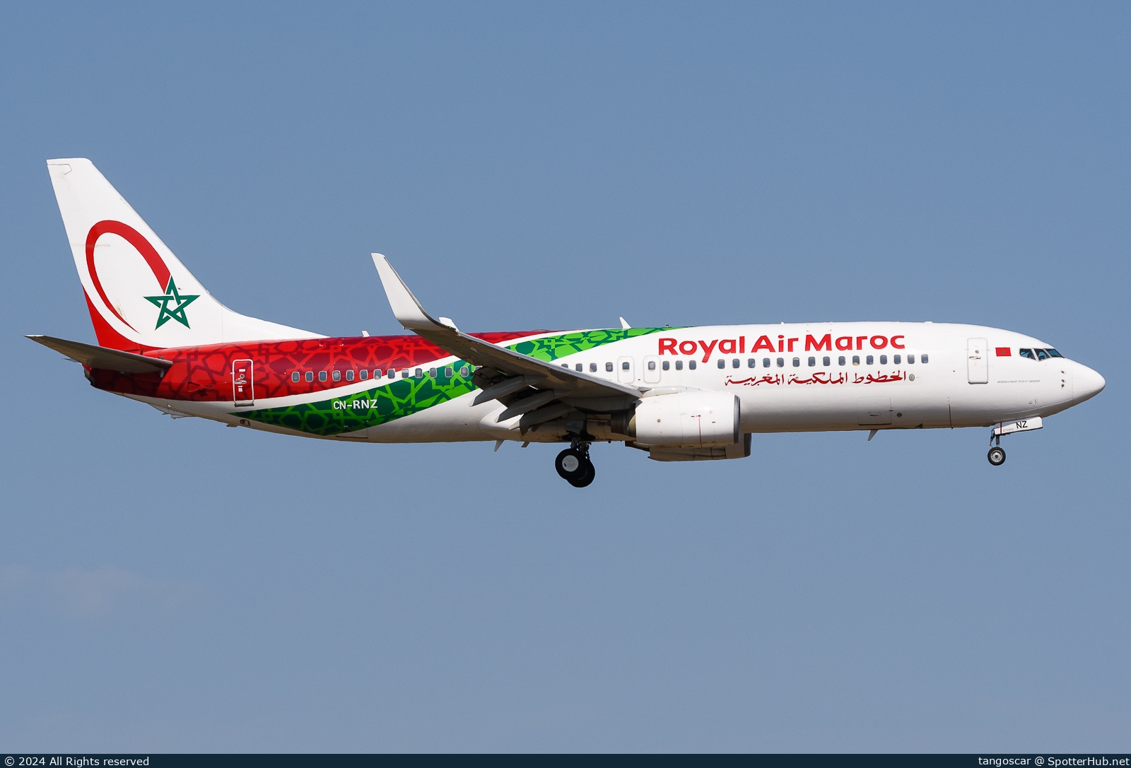 Photo of CN-RNZ - Boeing 737-8B6 operated by Royal Air Maroc