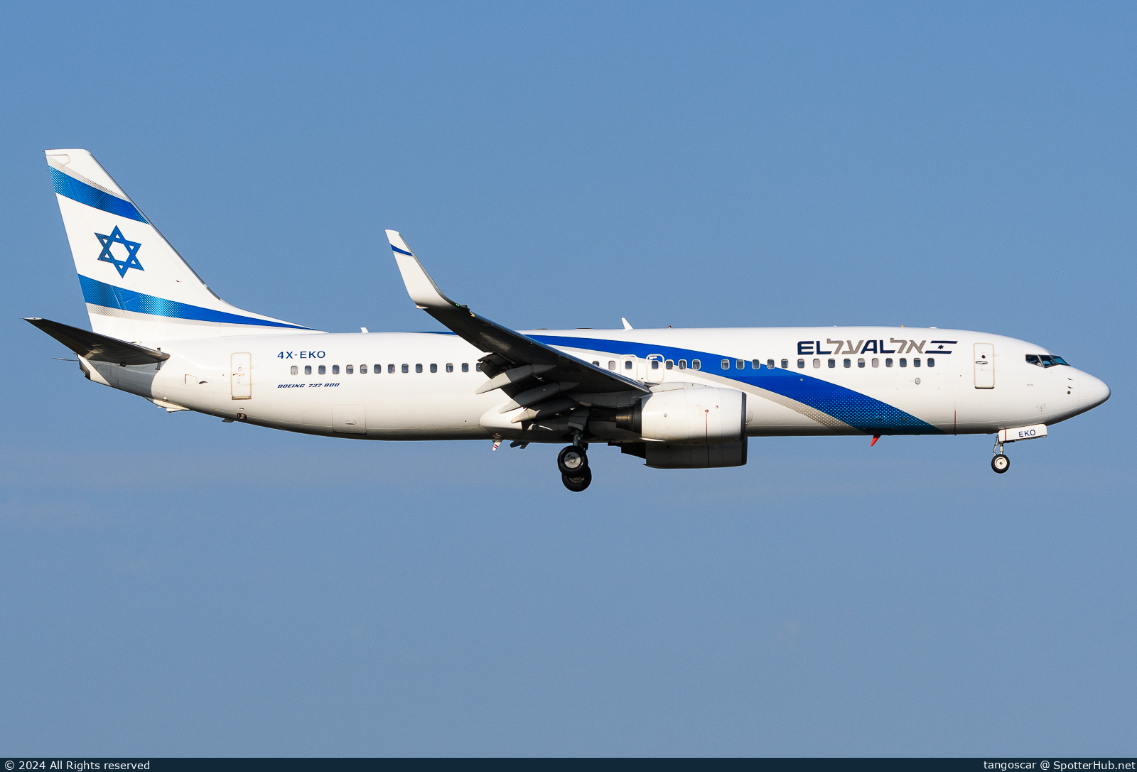 Photo of 4X-EKO - Boeing 737-86Q operated by El Al Israel Airlines