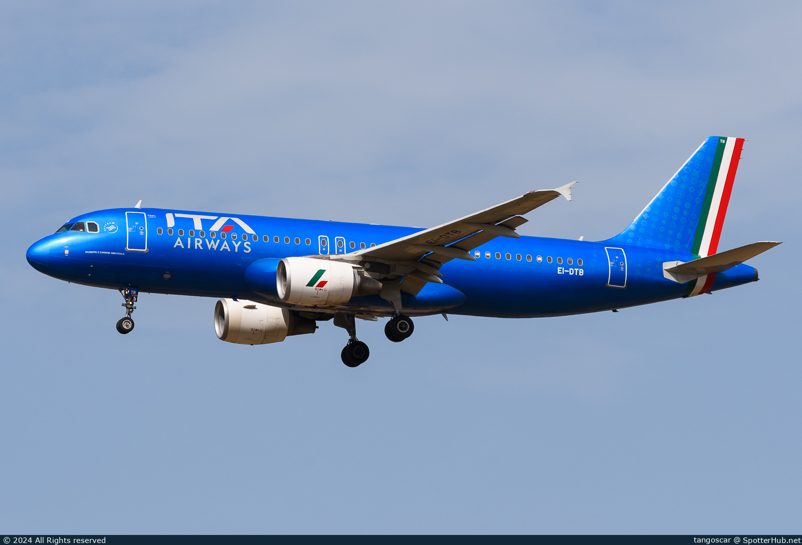 Photo of EI-DTB - Airbus A320-216 operated by ITA Airways