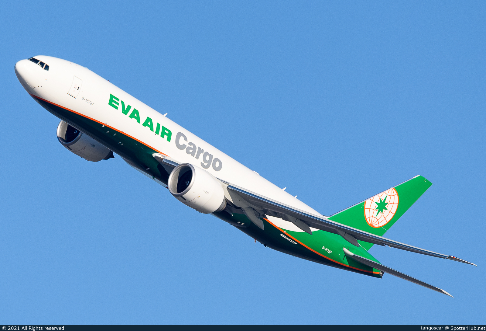 Photo of B-16787 - Boeing 777-F operated by EVA Air Cargo
