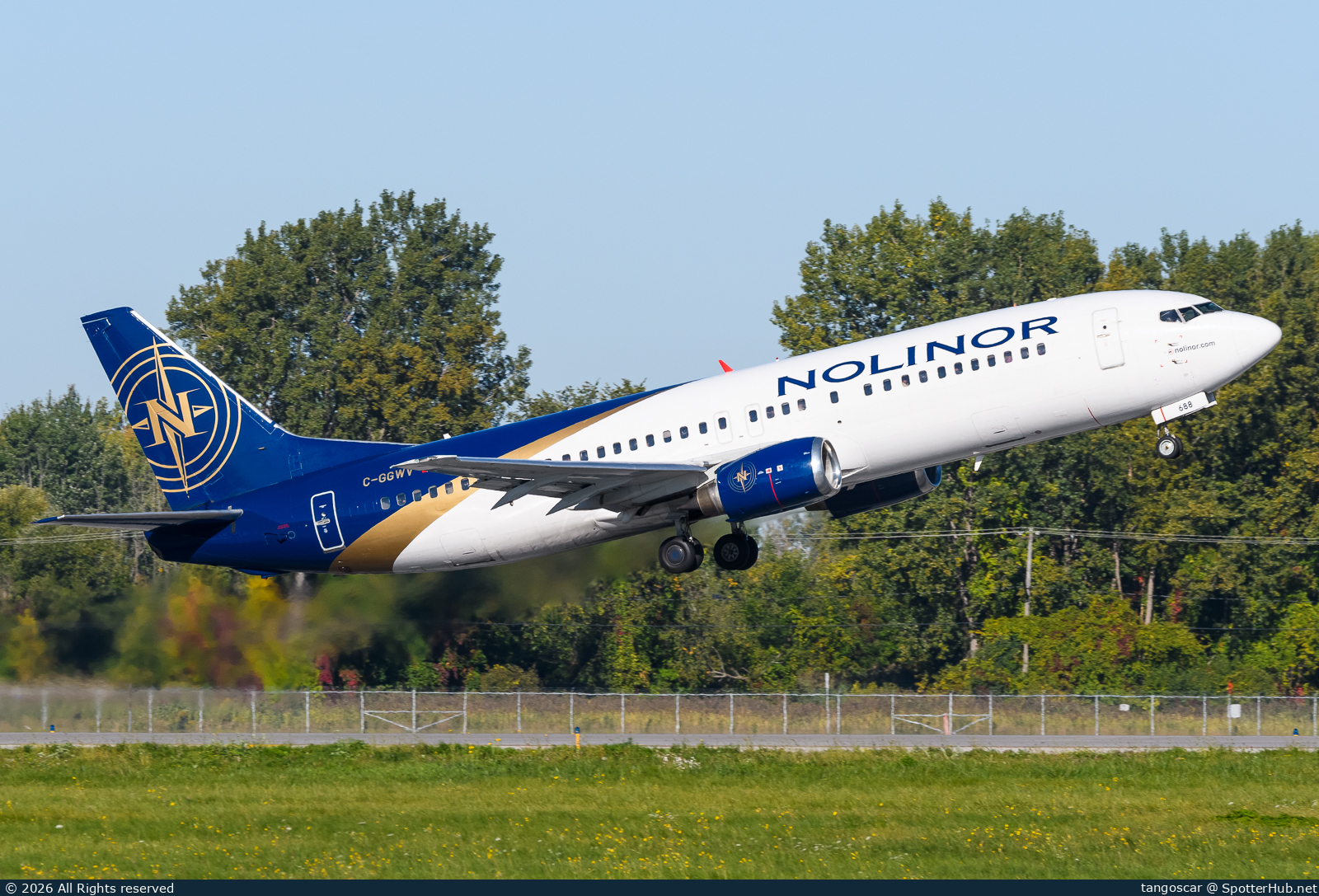 Photo of C-GGWV - Boeing 737-4Y0 operated by Nolinor Aviation
