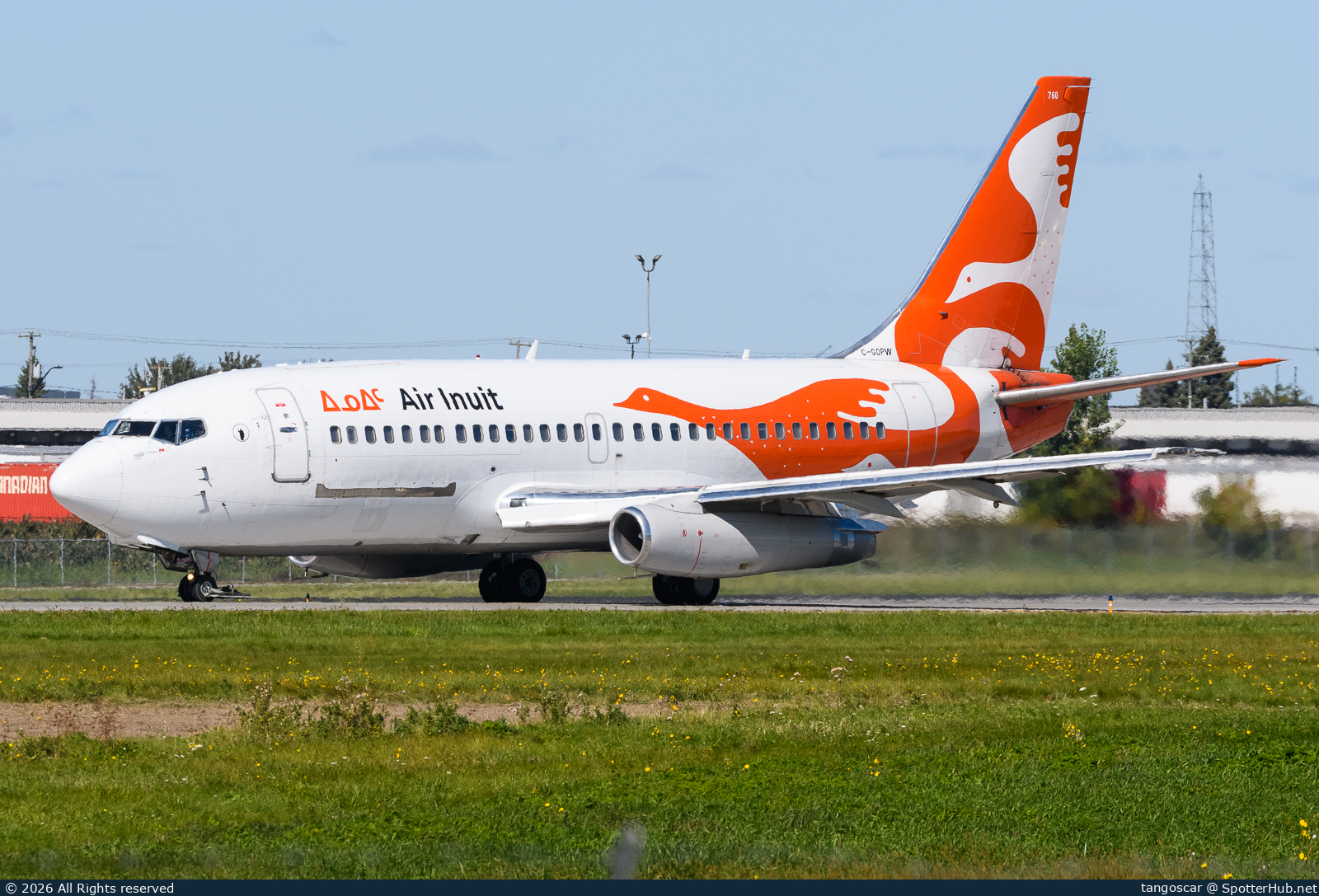 Photo of C-GOPW - Boeing 737-275C(Adv) operated by Air Inuit