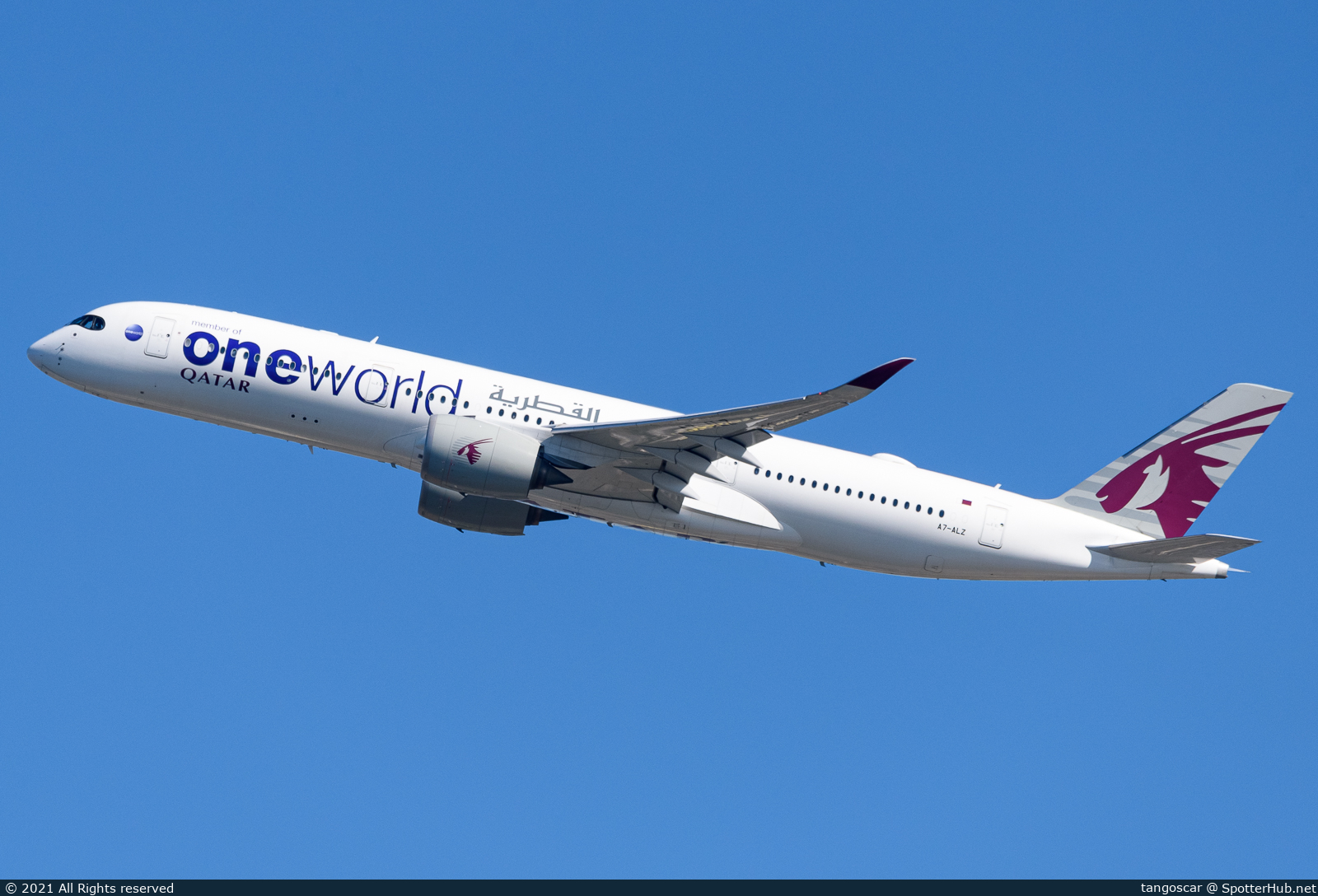 Photo of A7-ALZ - Airbus A350-941 operated by Qatar Airways