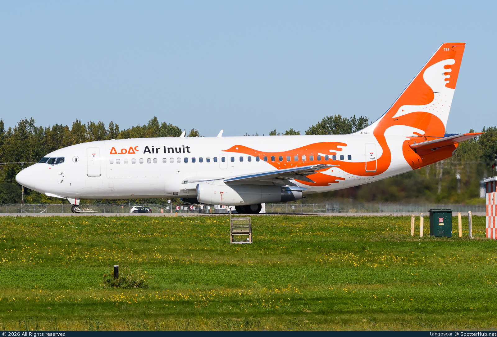 Photo of C-GAIG - Boeing 737-2S2C(Adv) operated by Air Inuit