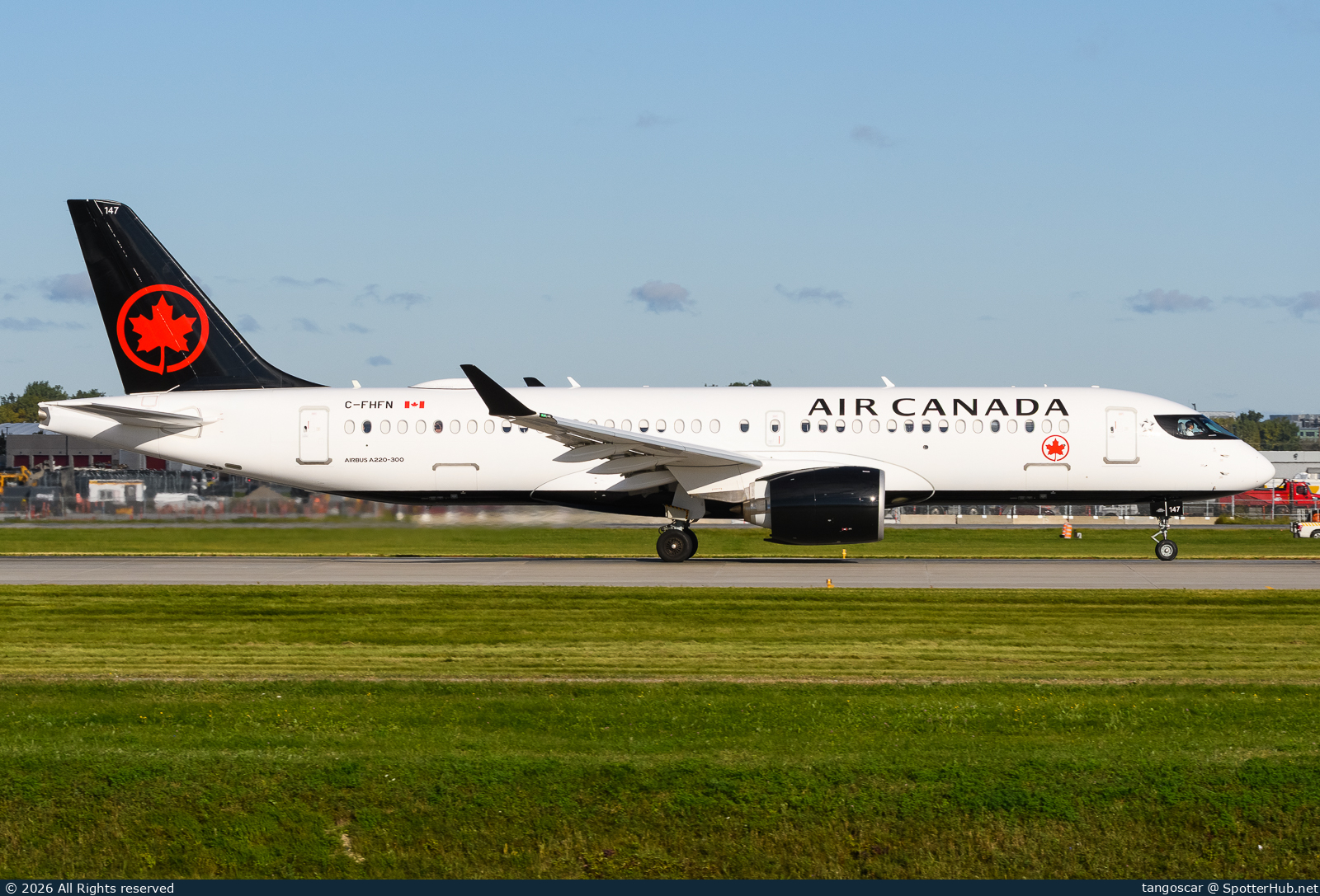 Photo of C-FHFN - Airbus A220-300 operated by Air Canada