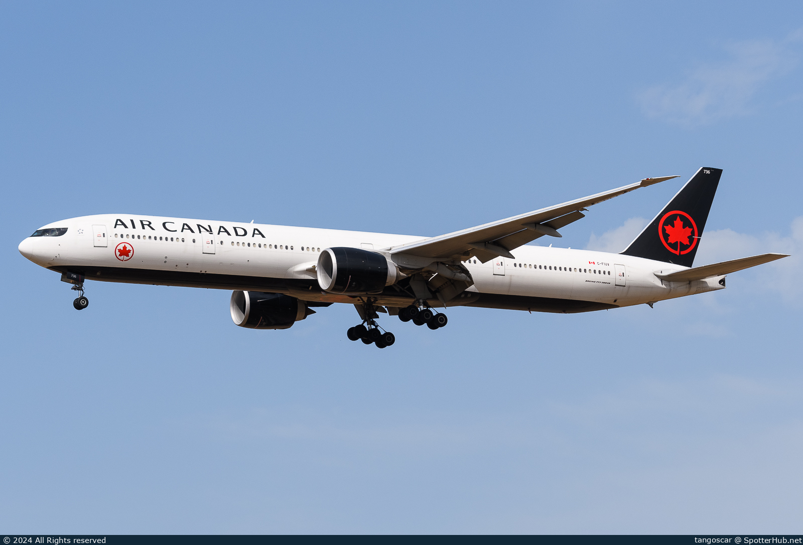 Photo of C-FIUV - Boeing 777-333(ER) operated by Air Canada