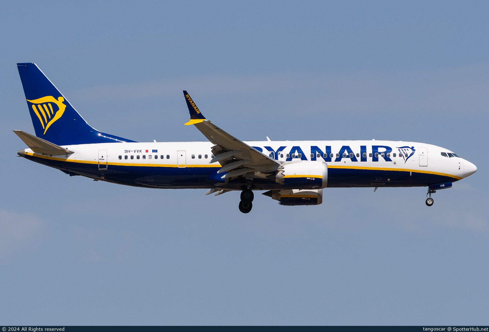 Photo of 9H-VVK - Boeing 737 MAX 8-200 operated by Ryanair (opb Malta Air)
