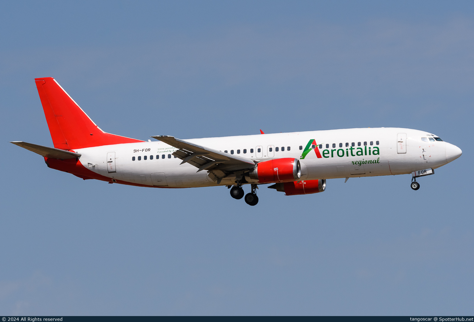 Photo of 9H-FOR - Boeing 737-4Q8 operated by Aeroitalia Regional (opb 4 Airways)