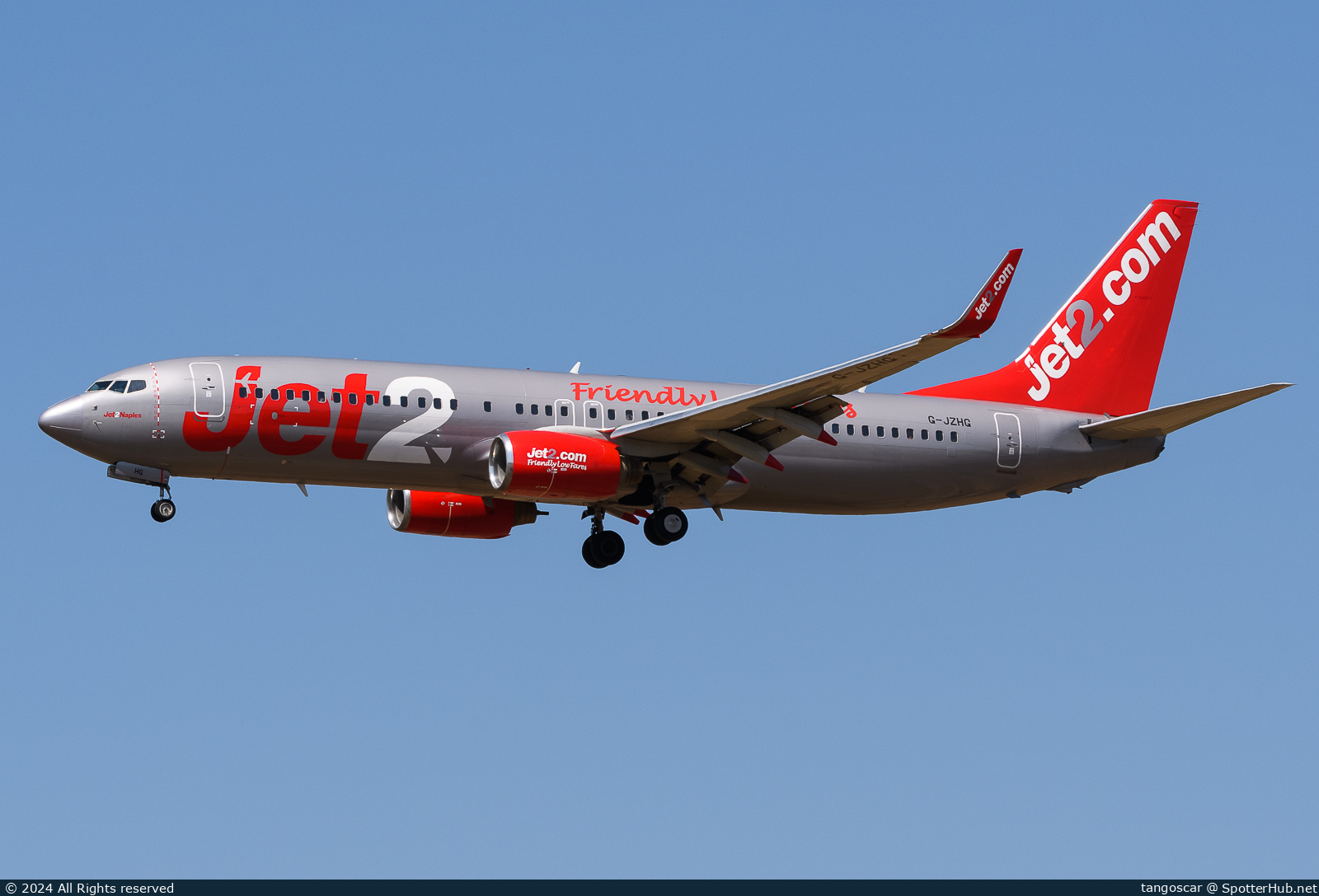 Photo of G-JZHG - Boeing 737-85P operated by Jet2