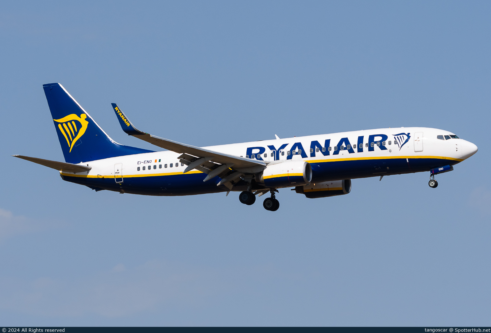 Photo of EI-ENO - Boeing 737-8AS operated by Ryanair