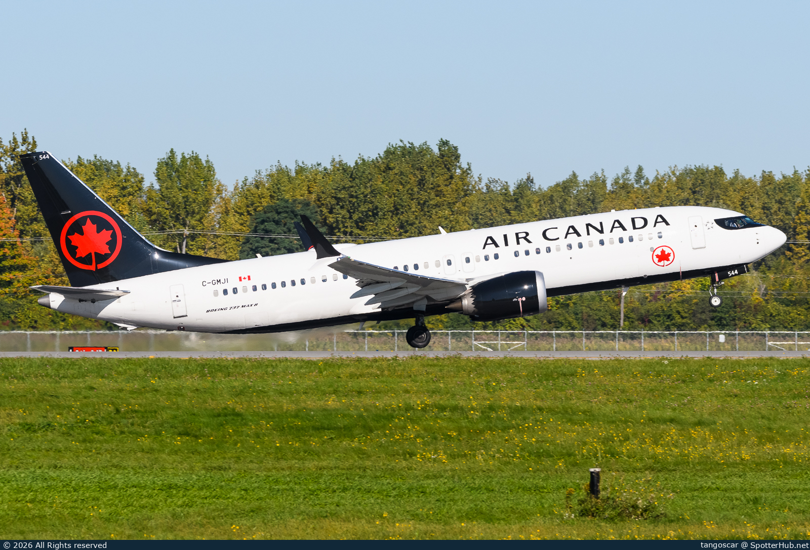 Photo of C-GMJI - Boeing 737 MAX 8 operated by Air Canada
