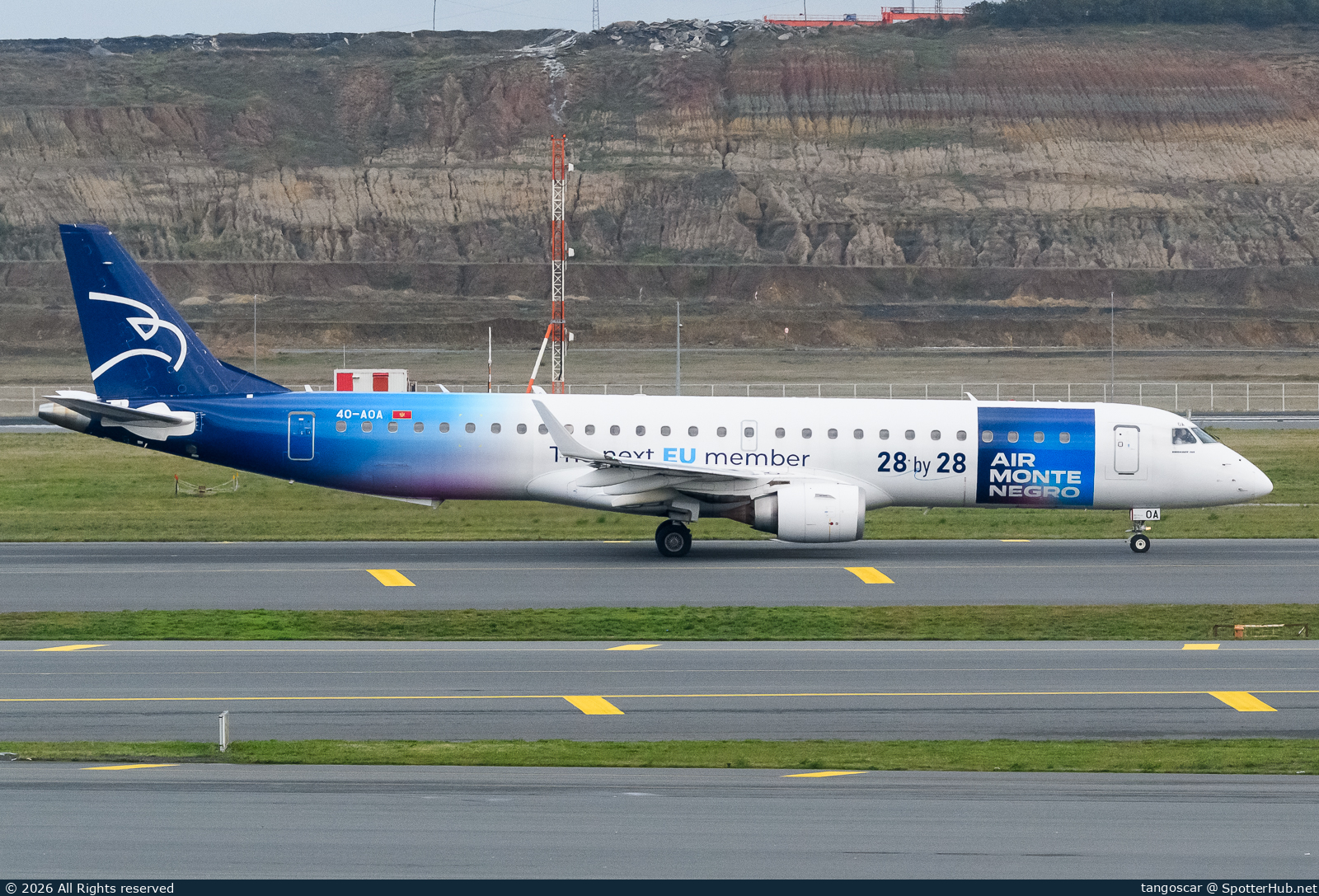 Photo of 4O-AOA - Embraer ERJ-195LR operated by Air Montenegro