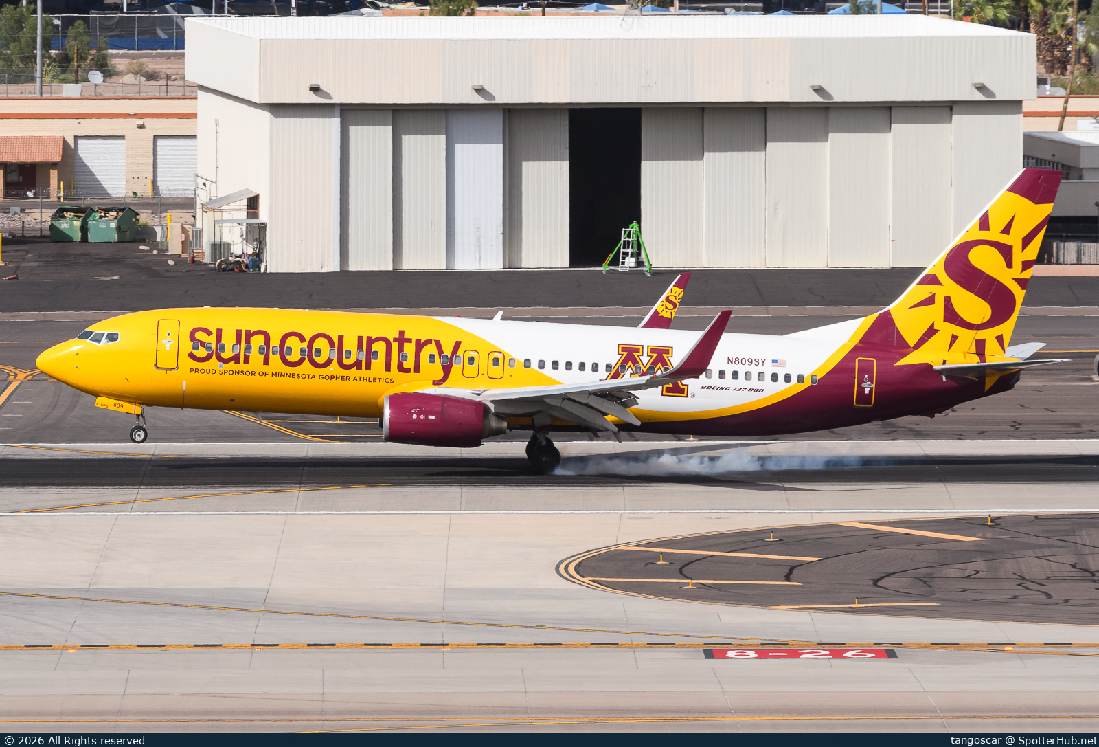 Photo of N809SY - Boeing 737-8Q8 operated by Sun Country Airlines