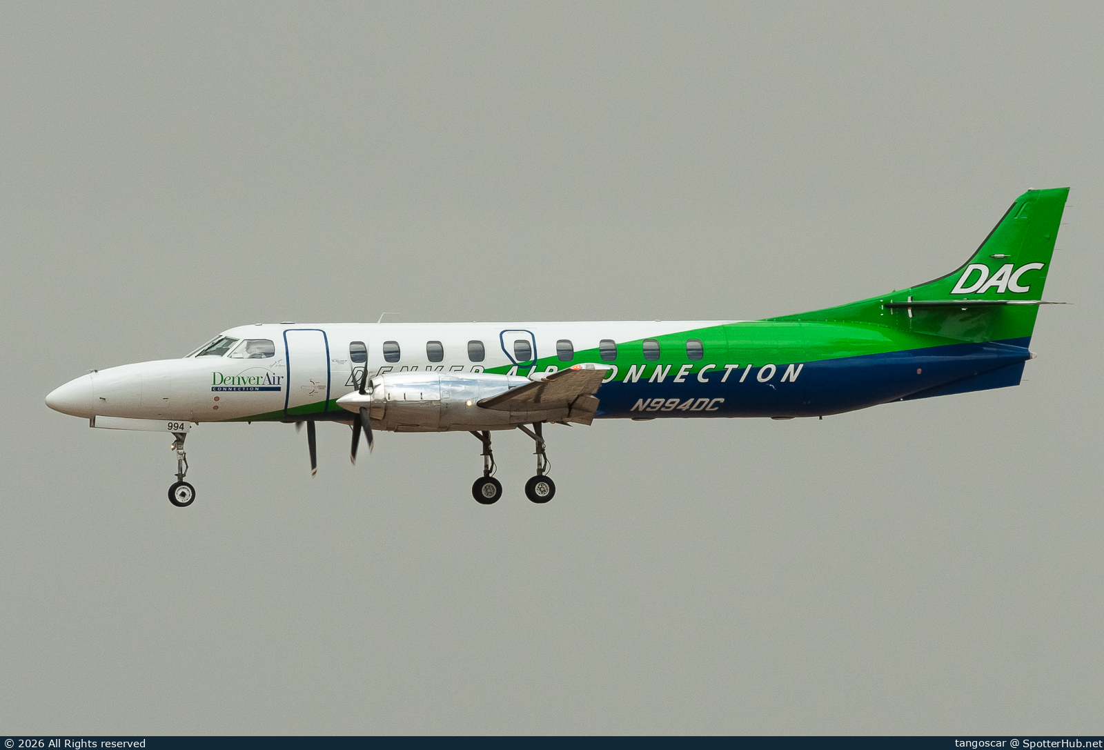 Photo of N994DC - Fairchild Swearingen Metro 23 operated by Denver Air Connection (opb Key Lime Air)