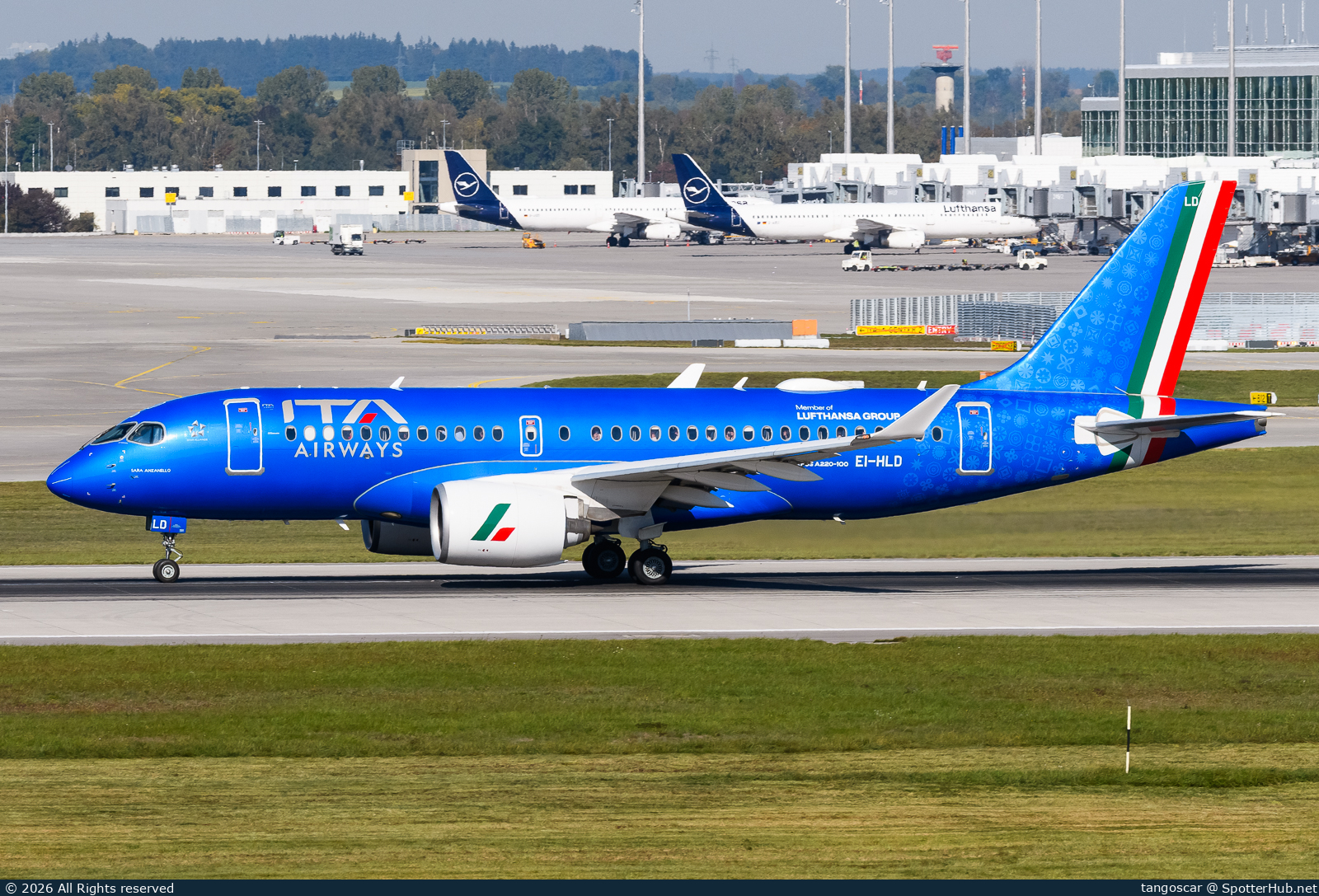 Photo of EI-HLD - Airbus A220-100 operated by ITA Airways