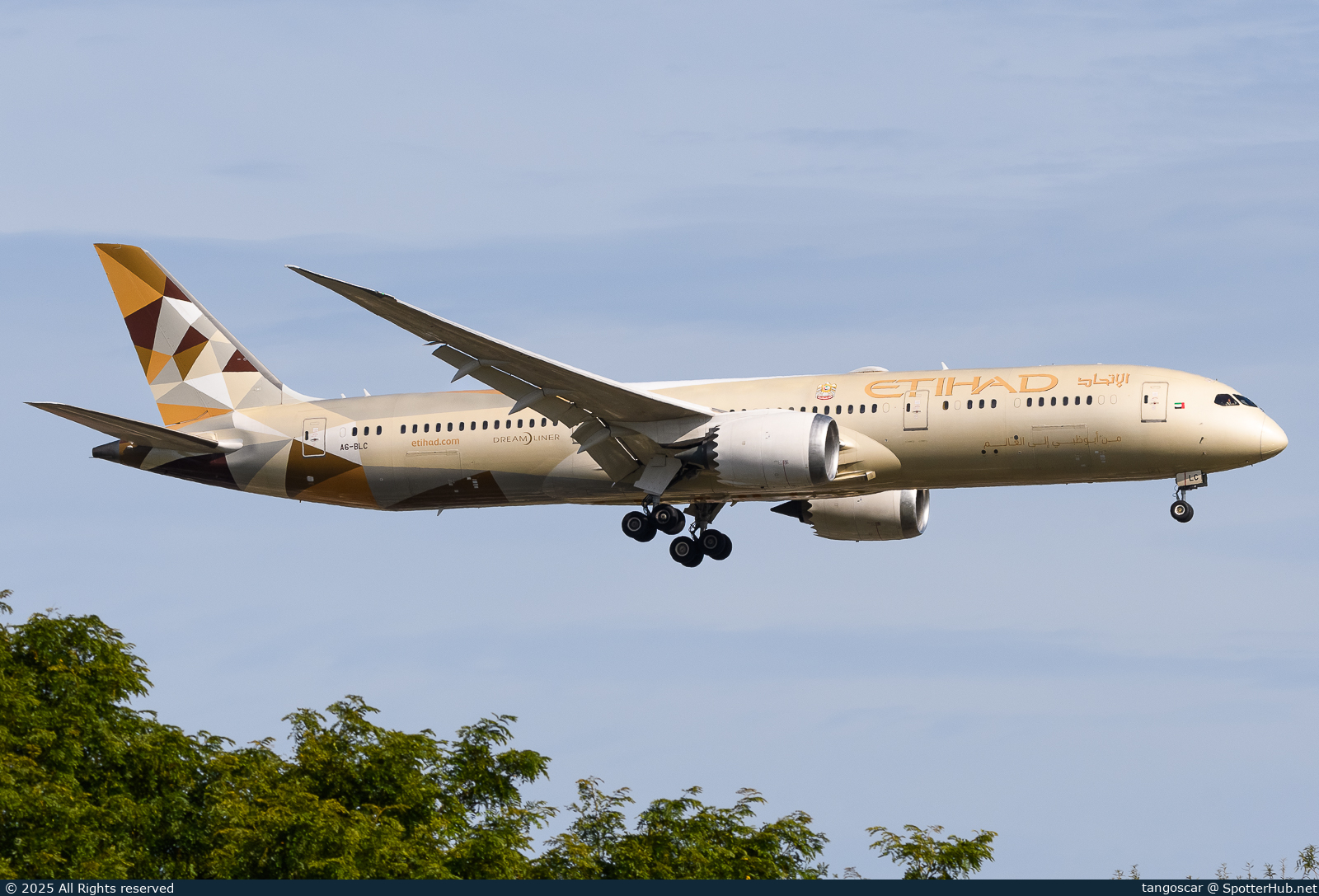 Photo of A6-BLC - Boeing 787-9 Dreamliner operated by Etihad Airways