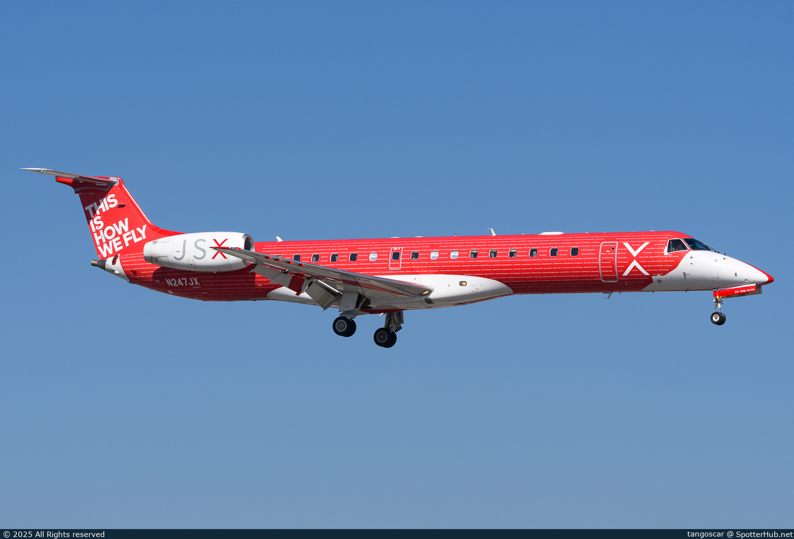 Photo of N247JX - Embraer ERJ-145LR operated by JetSuiteX