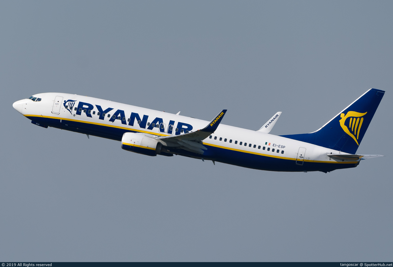 Photo of EI-ESP - Boeing 737-8AS operated by Ryanair