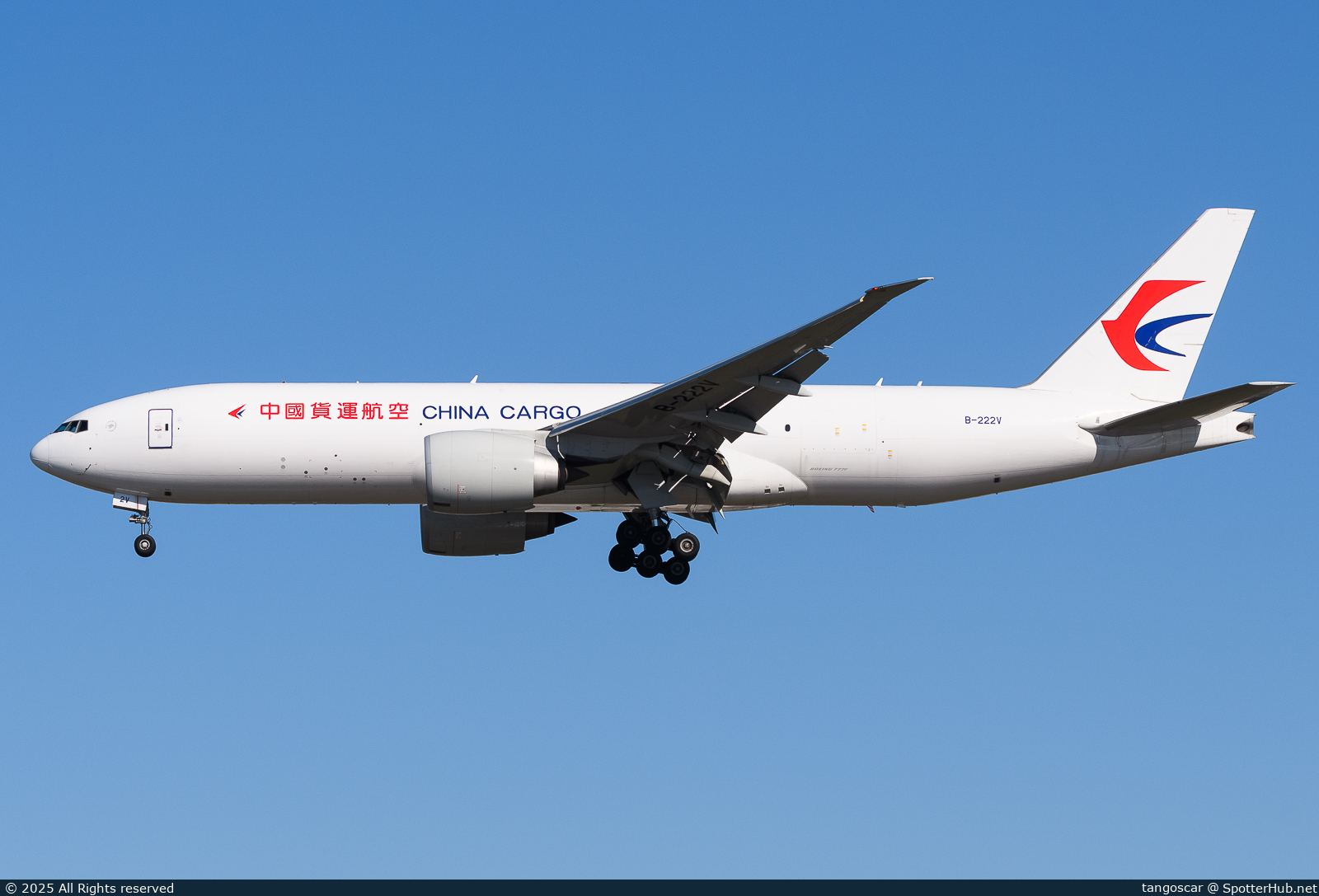 Photo of B-222V - Boeing 777-F operated by China Cargo Airlines