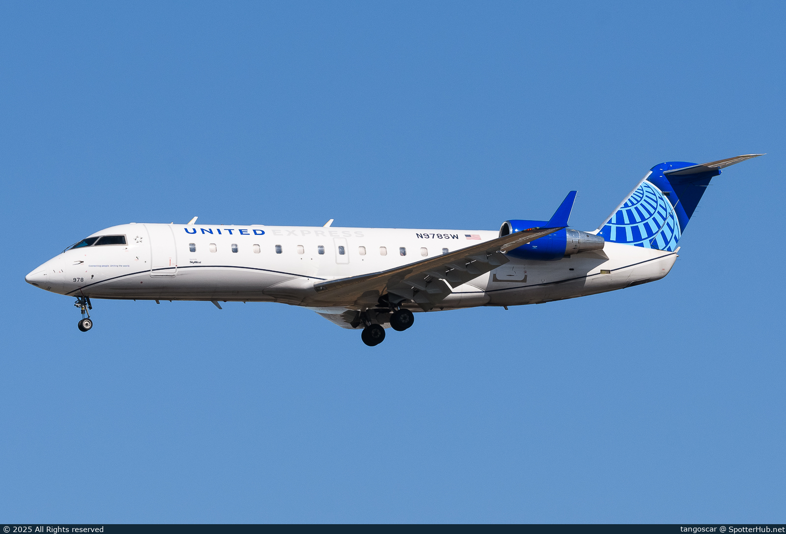 Photo of N978SW - Bombardier CRJ-200LR operated by United Express (opb SkyWest Airlines)