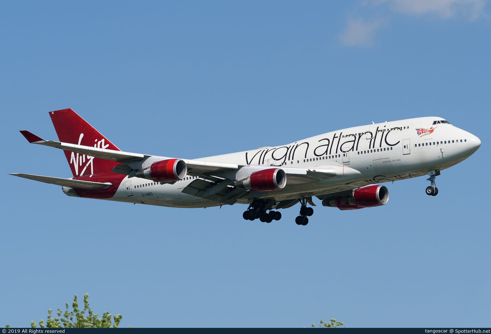 Photo of G-VBIG - Boeing 747-4Q8 operated by Virgin Atlantic Airways