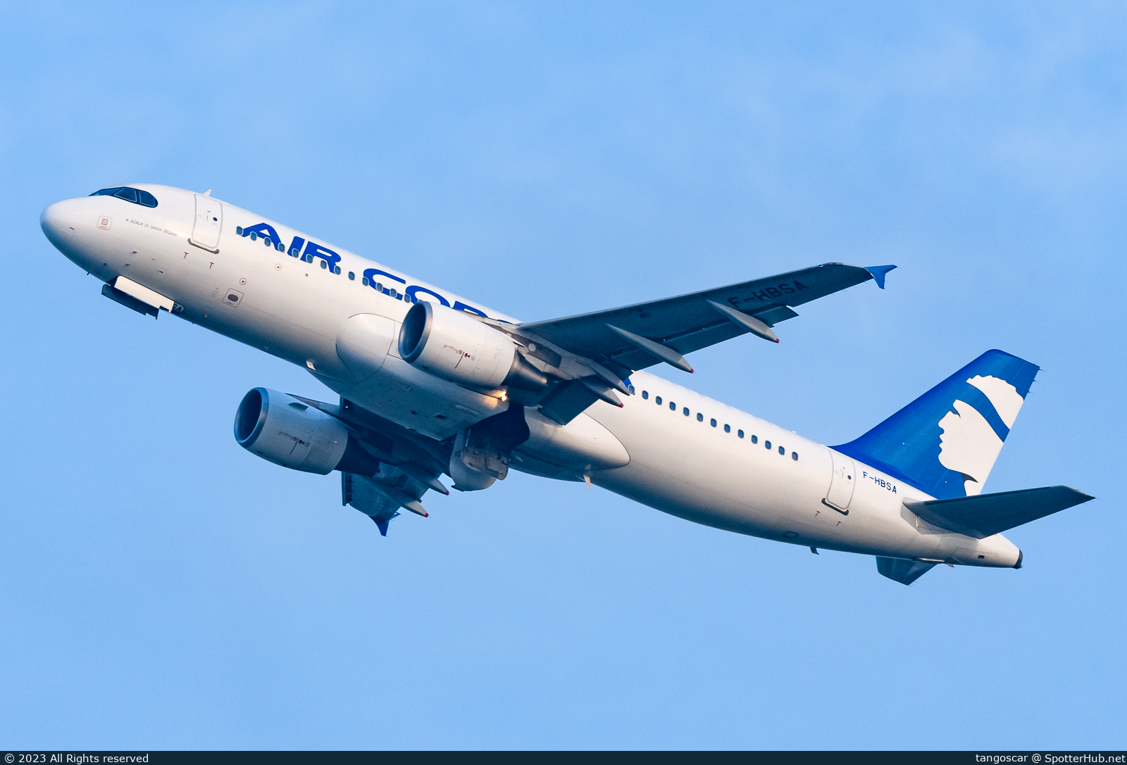 Photo of F-HBSA - Airbus A320-216 operated by Air Corsica