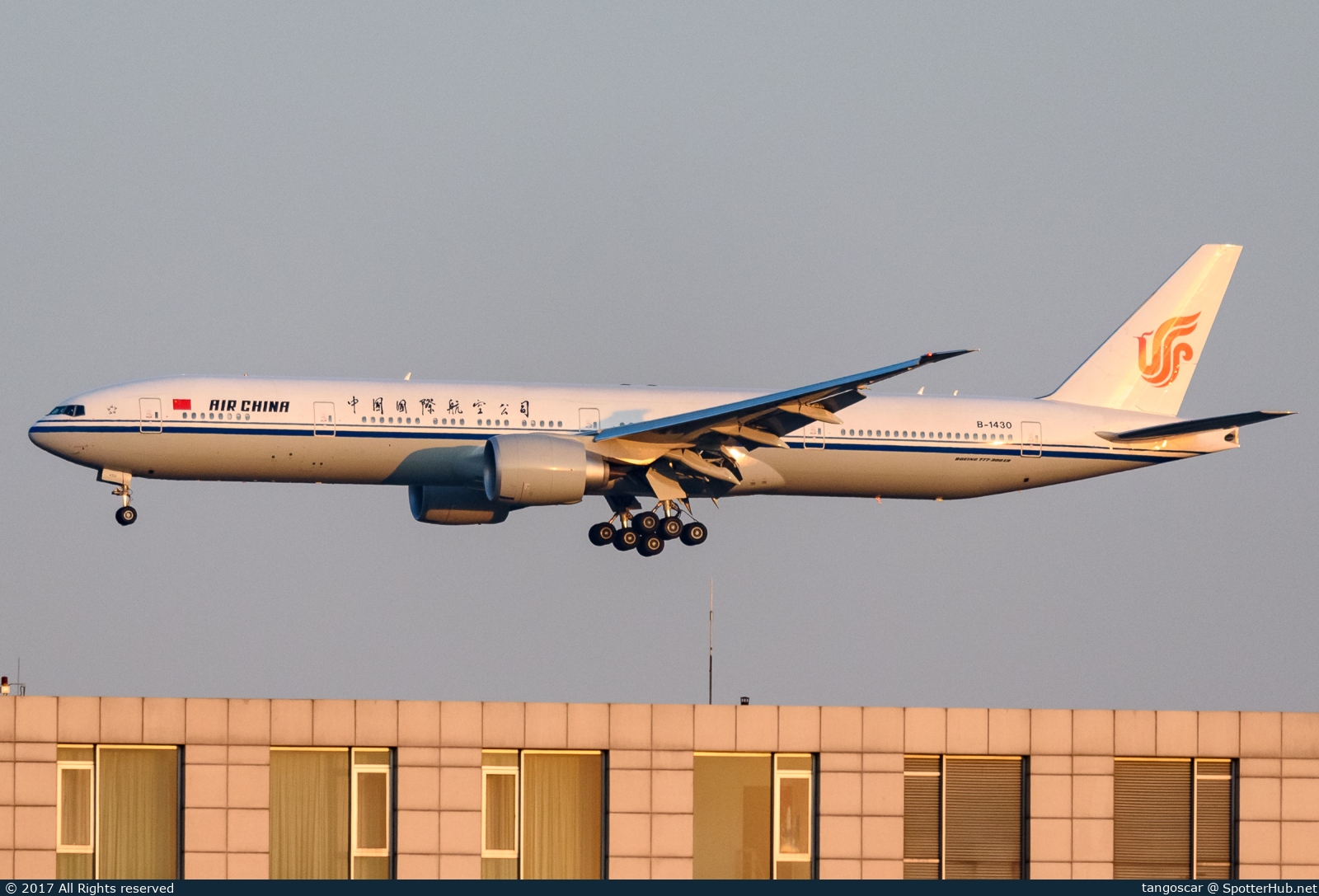 Photo of B-1430 - Boeing 777-39L(ER) operated by Air China