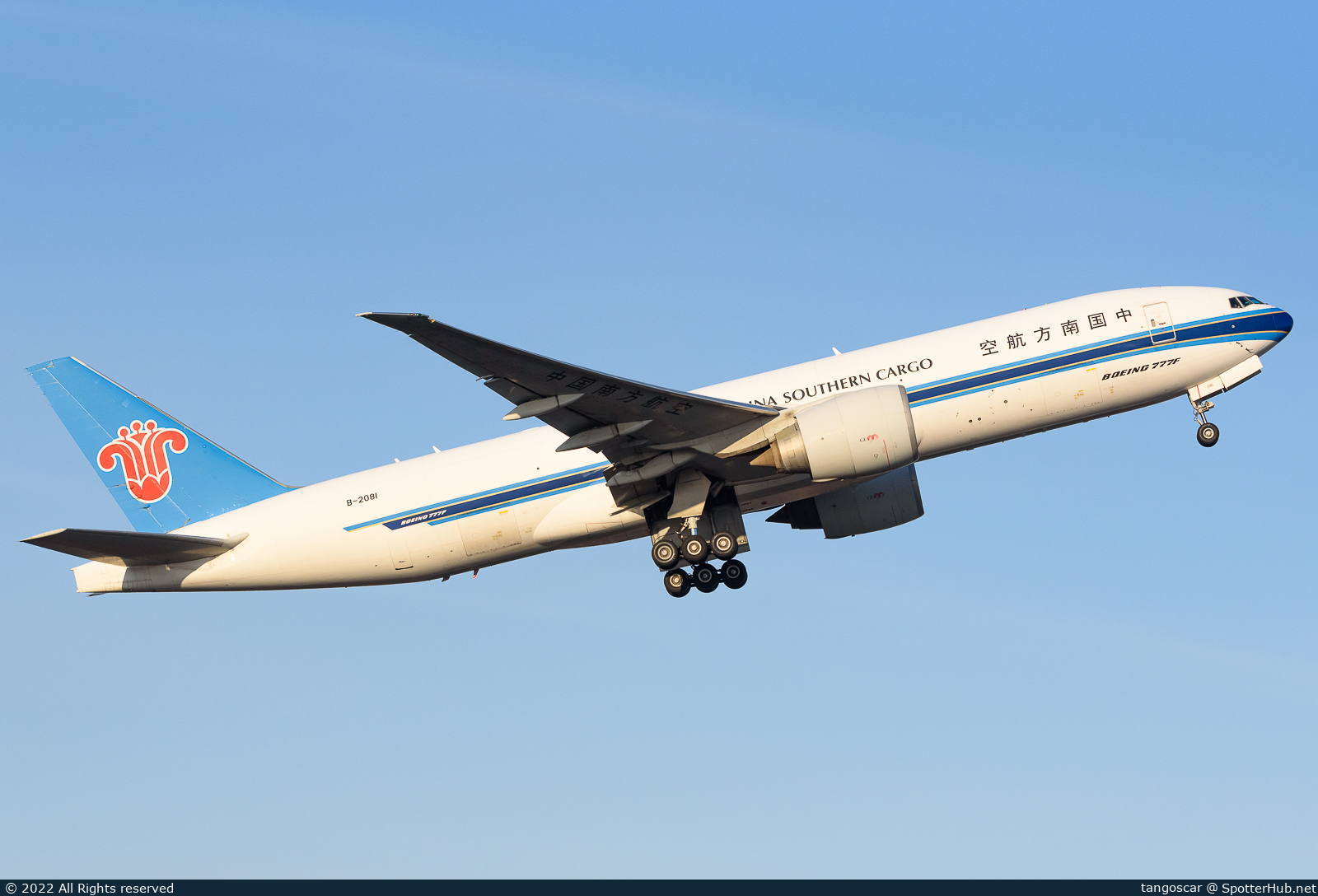 Photo of B-2081 - Boeing 777-F1B operated by China Southern Cargo