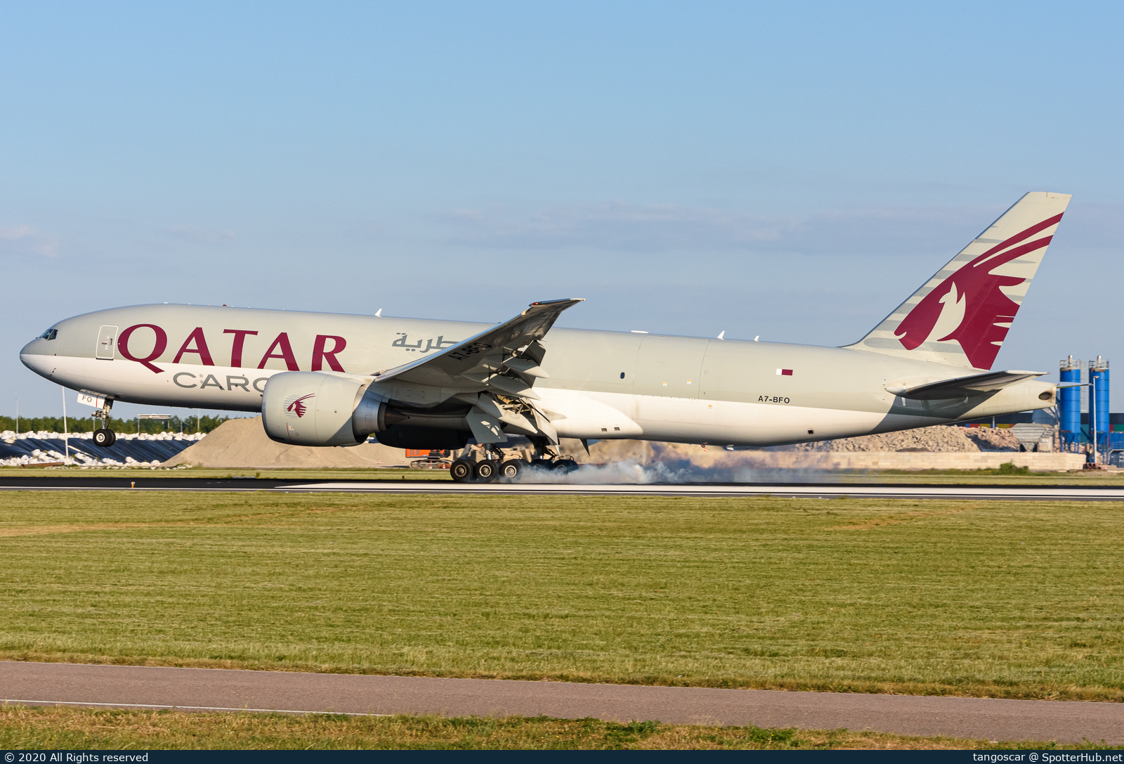 Photo of A7-BFO - Boeing 777-FDZ operated by Qatar Airways Cargo