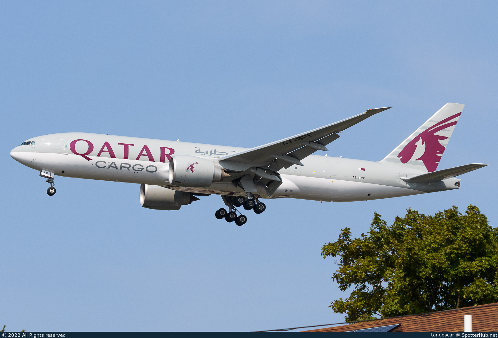 Photo of A7-BFF - Boeing 777-FDZ operated by Qatar Airways Cargo