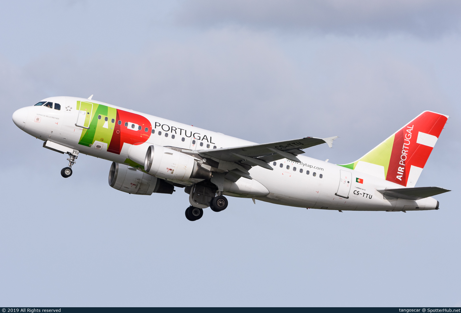 Photo of CS-TTU - Airbus A319-112 operated by TAP Air Portugal