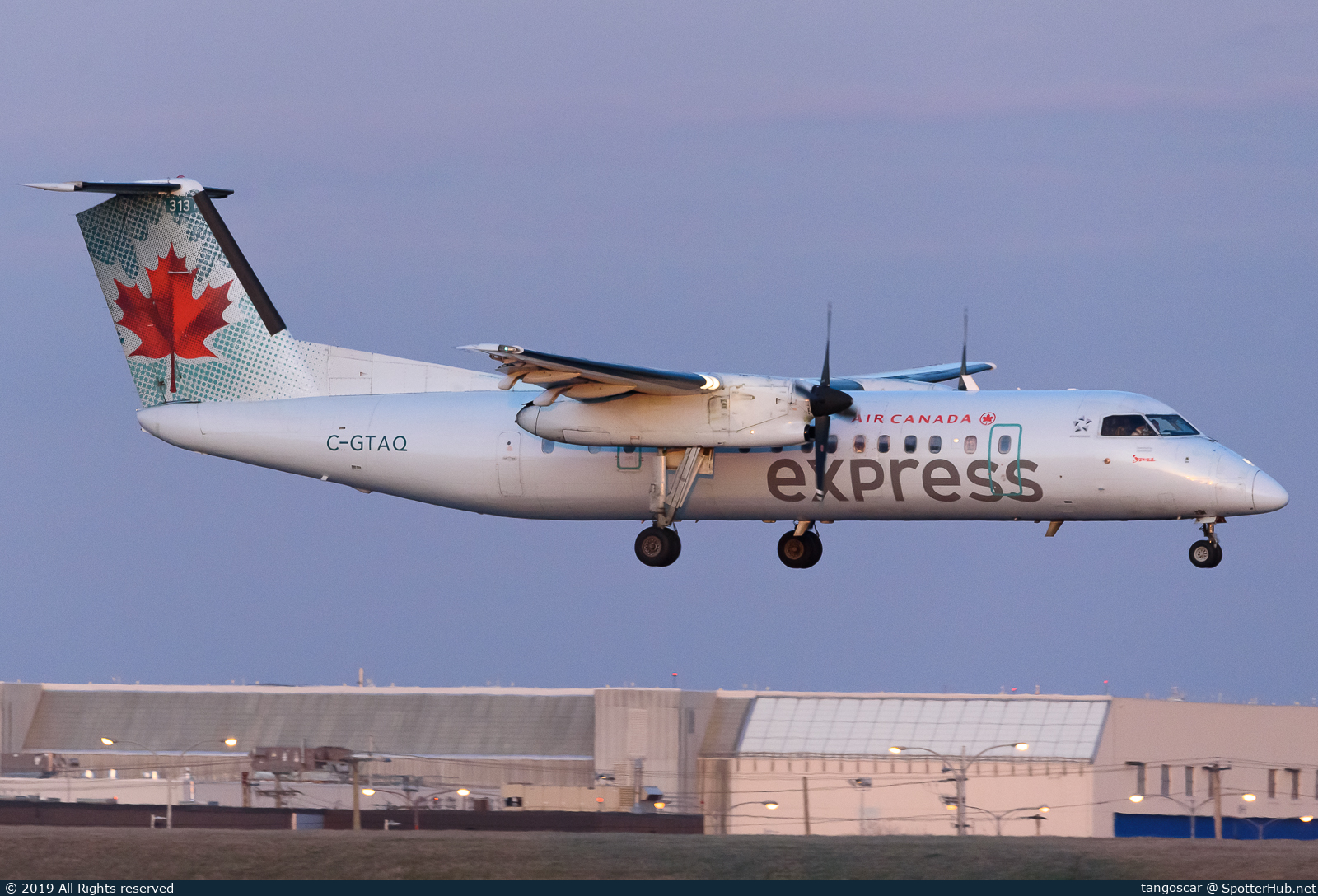 Photo of C-GTAQ - De Havilland Canada DHC-8-301 Dash 8 operated by Air Canada Express (opb Jazz Air)
