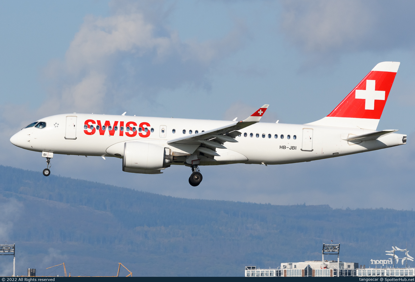 Photo of HB-JBI - Airbus A220-100 operated by Swiss International Air Lines