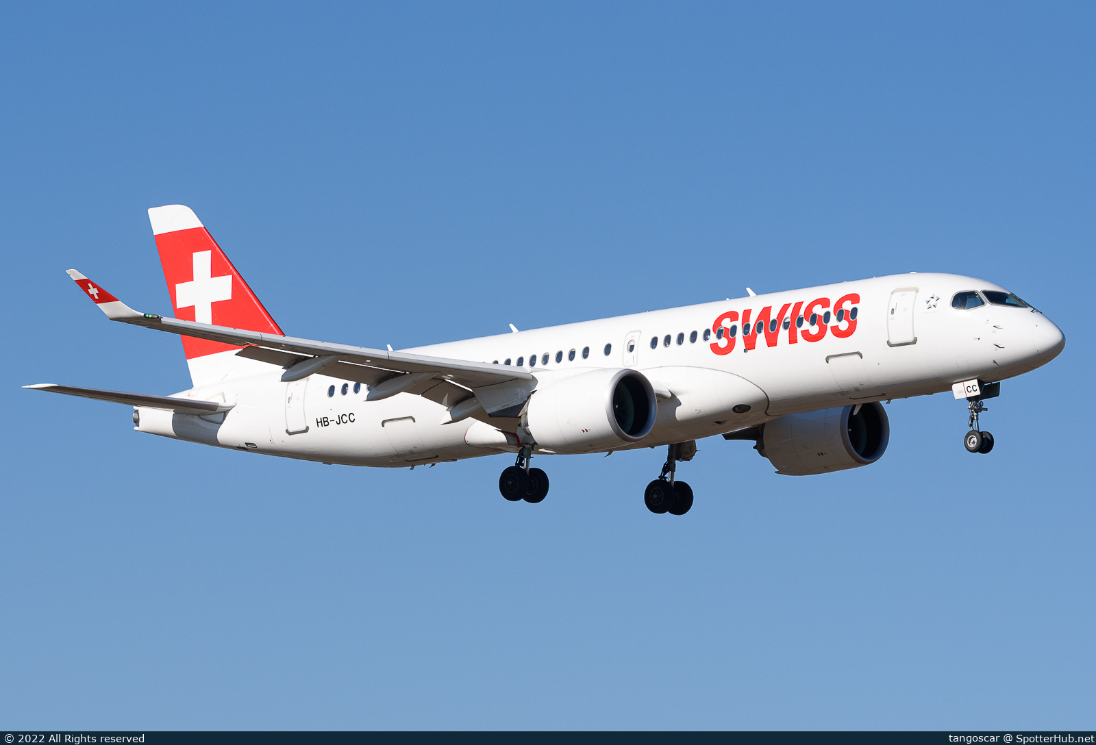 Photo of HB-JCC - Airbus A220-300 operated by Swiss International Air Lines